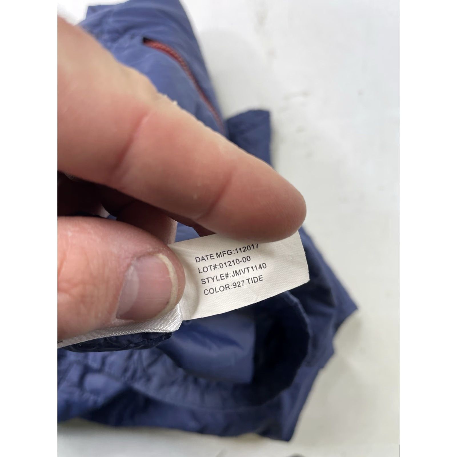 johnnie-O johnnie-O Vest Mens Full Zip Puffer Insulated Golf Casual Small Woodland Hills Blue Nylon Zip Pockets Size US L / EU 52-54 / 3 - 7 Thumbnail