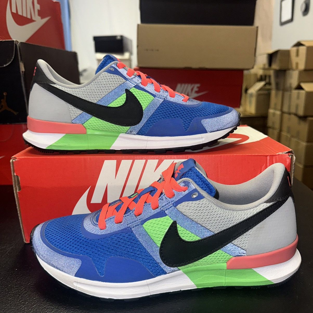 Nike Size 8 - Nike Air Pegasus 83/30 599482-401 Royal Blue Green Size US 8 / EU 41 - 1 Thumbnail