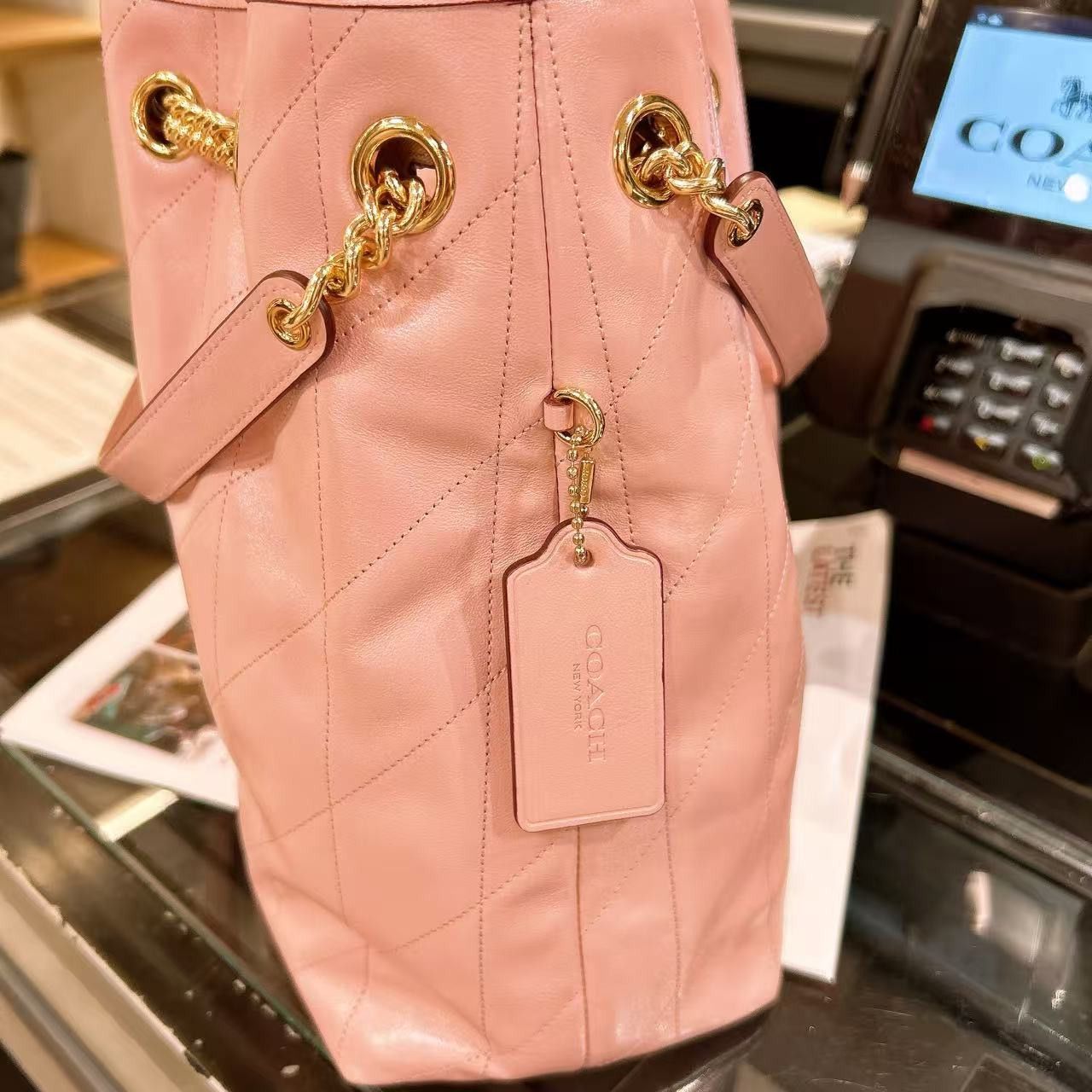 Coach Evelyn Shoulder Bag With Quilting CDR00 Size ONE SIZE - 5 Thumbnail