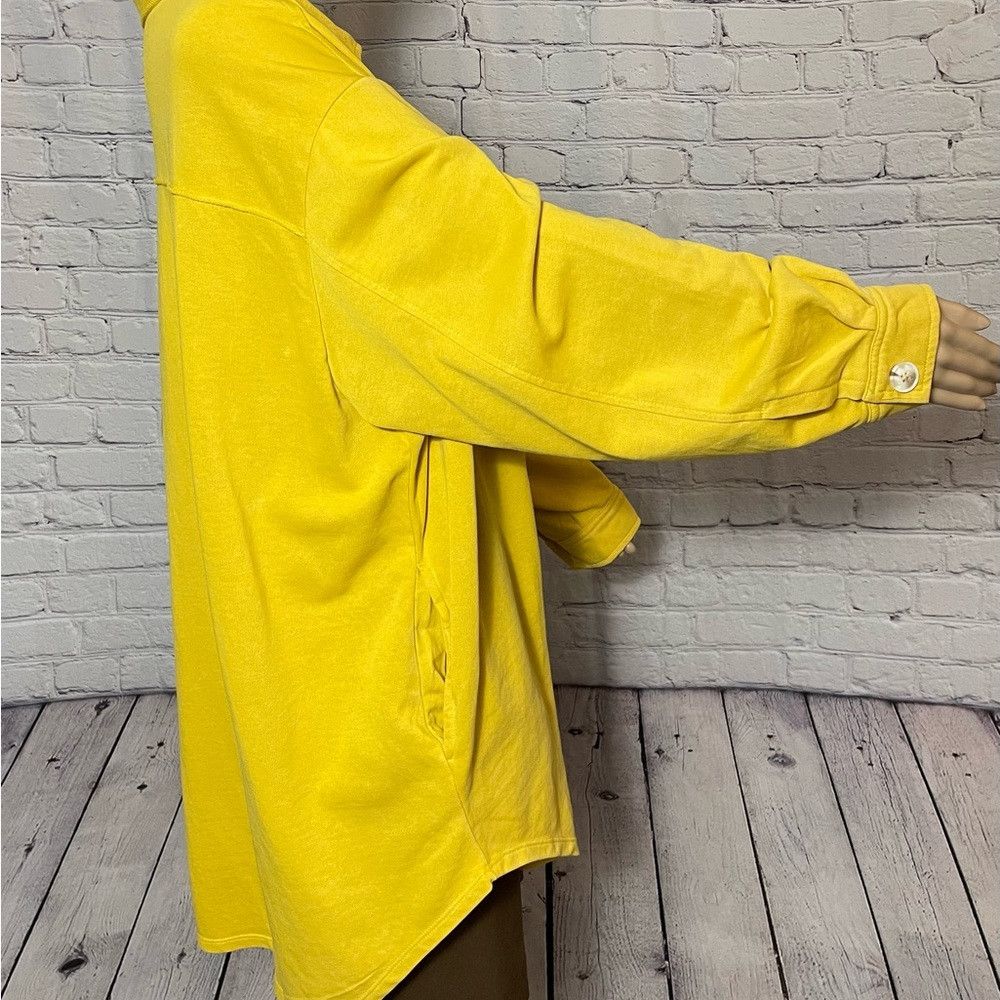 Other New Maurices Golden Aura Cotton Collegiate Shacket Shirt Si Size XXL / US 16-18 / IT 52-54 - 3 Thumbnail