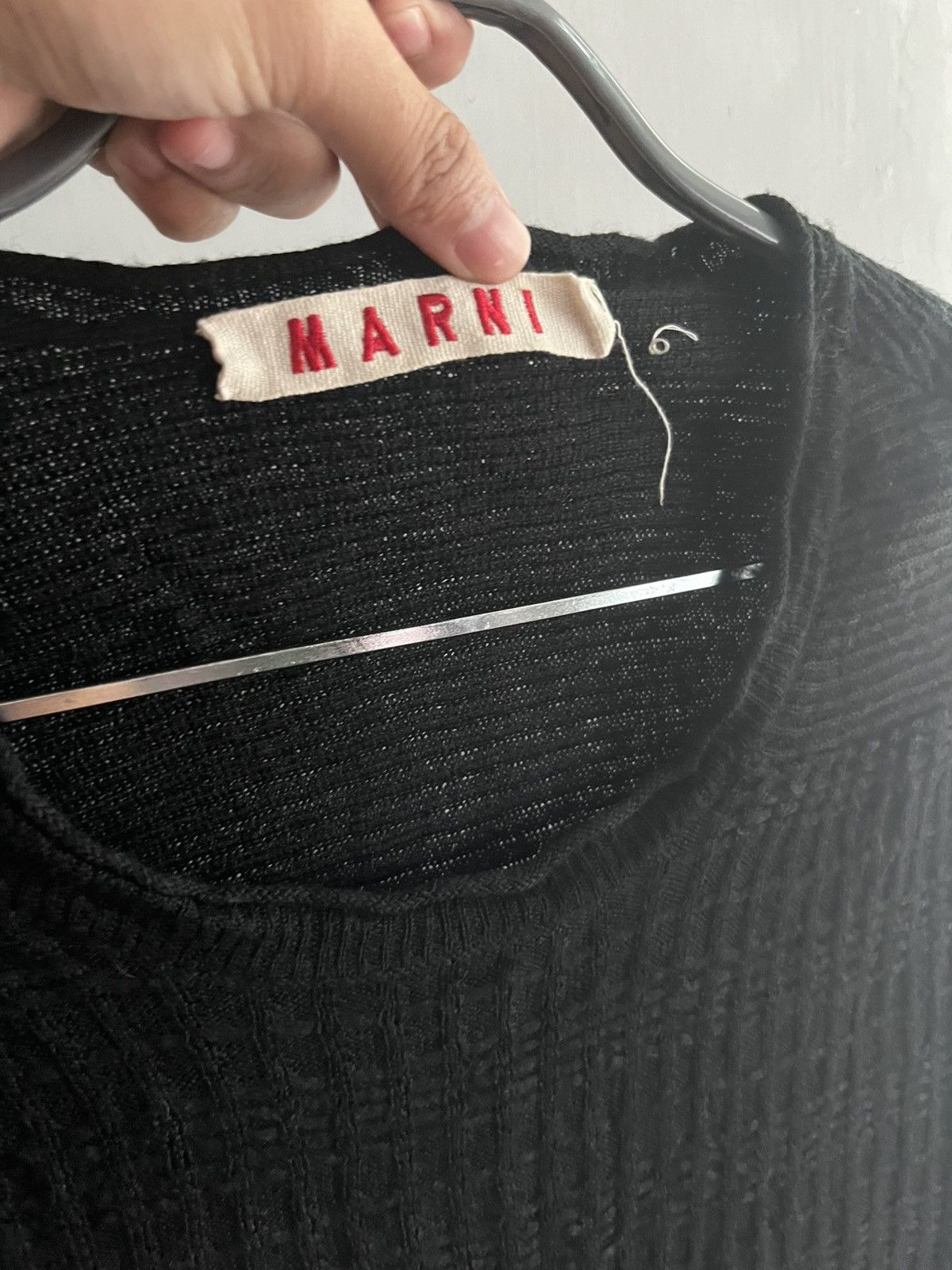 Marni Marni Mixed Knit and Cotton With Side Zip Size US XXS / EU 40 - 6 Thumbnail