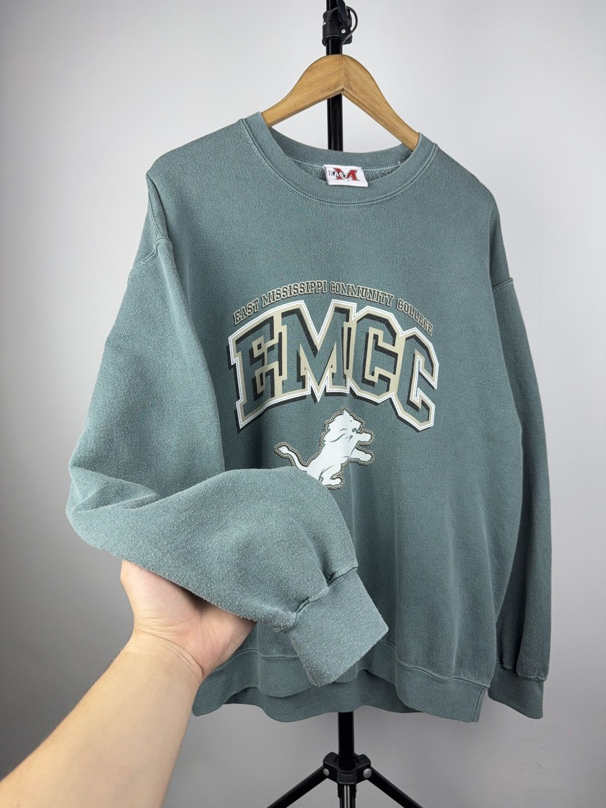 Vintage Vintage 00s EMCC East Mississippi College Sweatshirt Size US M / EU 48-50 / 2 - 4 Thumbnail