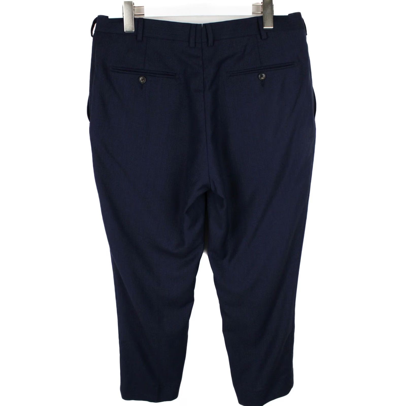 Suitsupply SUITSUPPLY Brescia Trousers Men's UK 44S W35 Wool Patterned Pleated Zip Fly Size US 44 / EU 60 - 3 Thumbnail