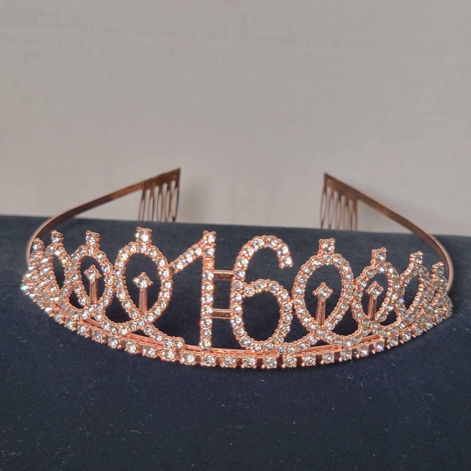Other Sweet 16 Tiara Birthday Rhinestone Crown for Girls Size ONE SIZE - 1 Thumbnail