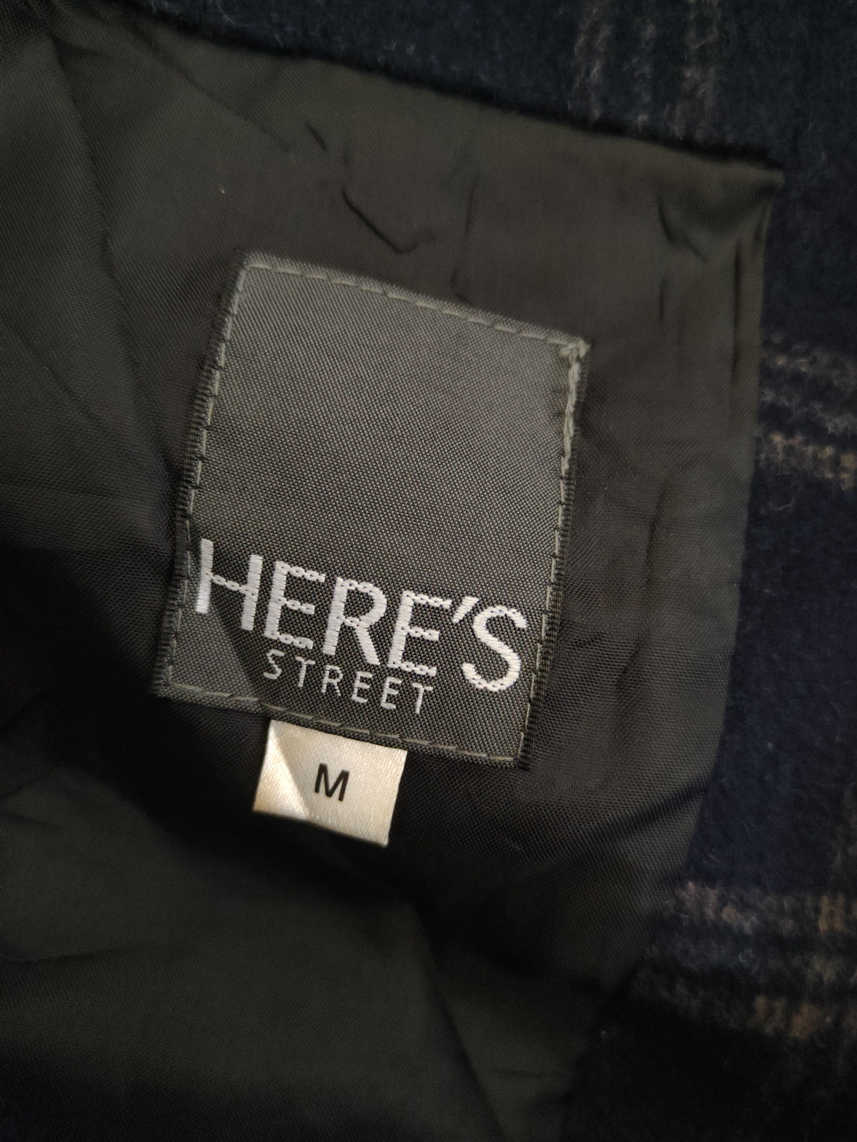 Vintage Rare collection 🔥Here's Street Navy Wool Blazers Size US M / EU 48-50 / 2 - 11 Thumbnail
