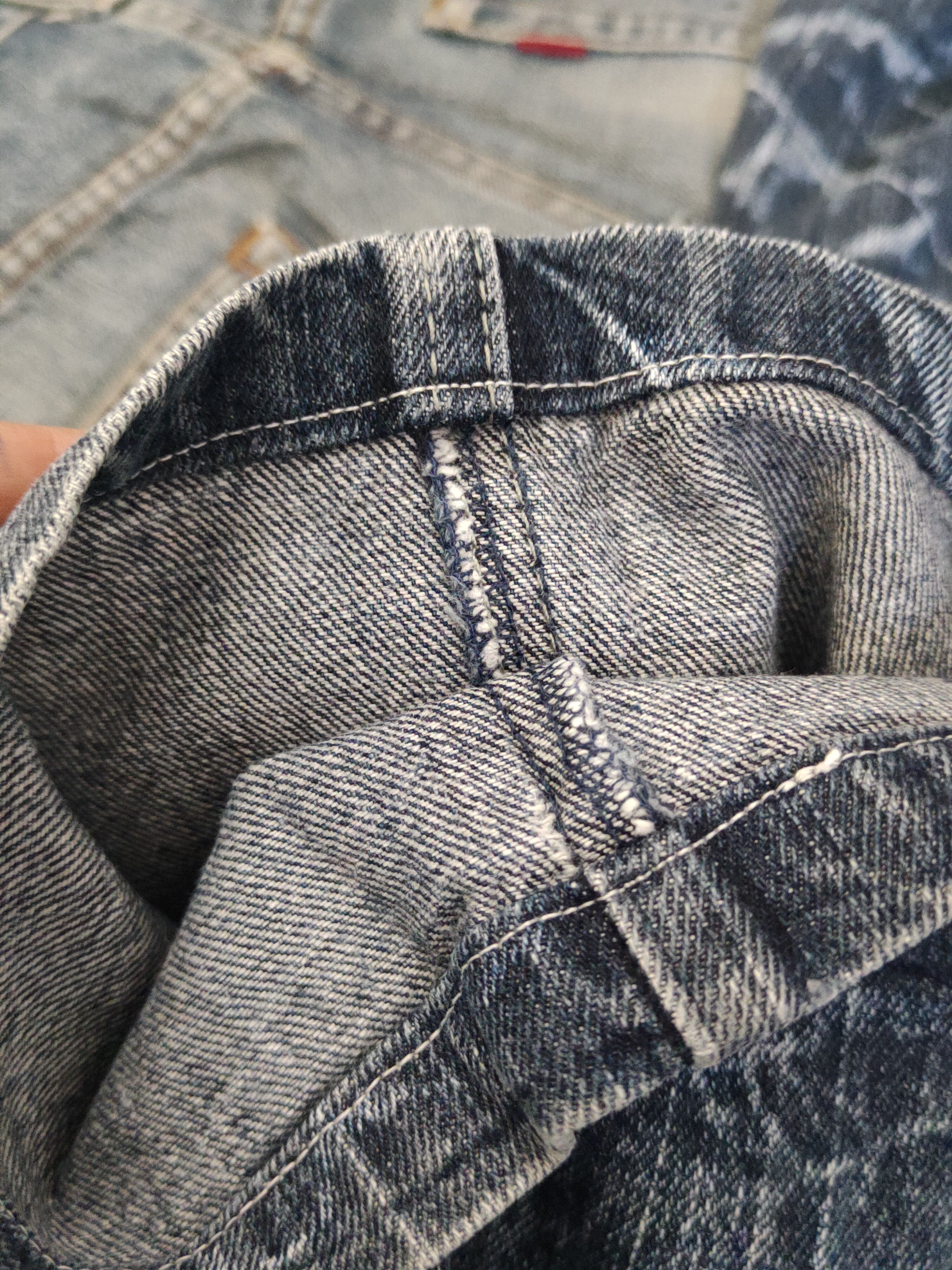 Japanese Brand Dominate Dark Blue Distressed Ripped denim Jeans #W1882 Size US 30 / EU 46 - 13 Thumbnail