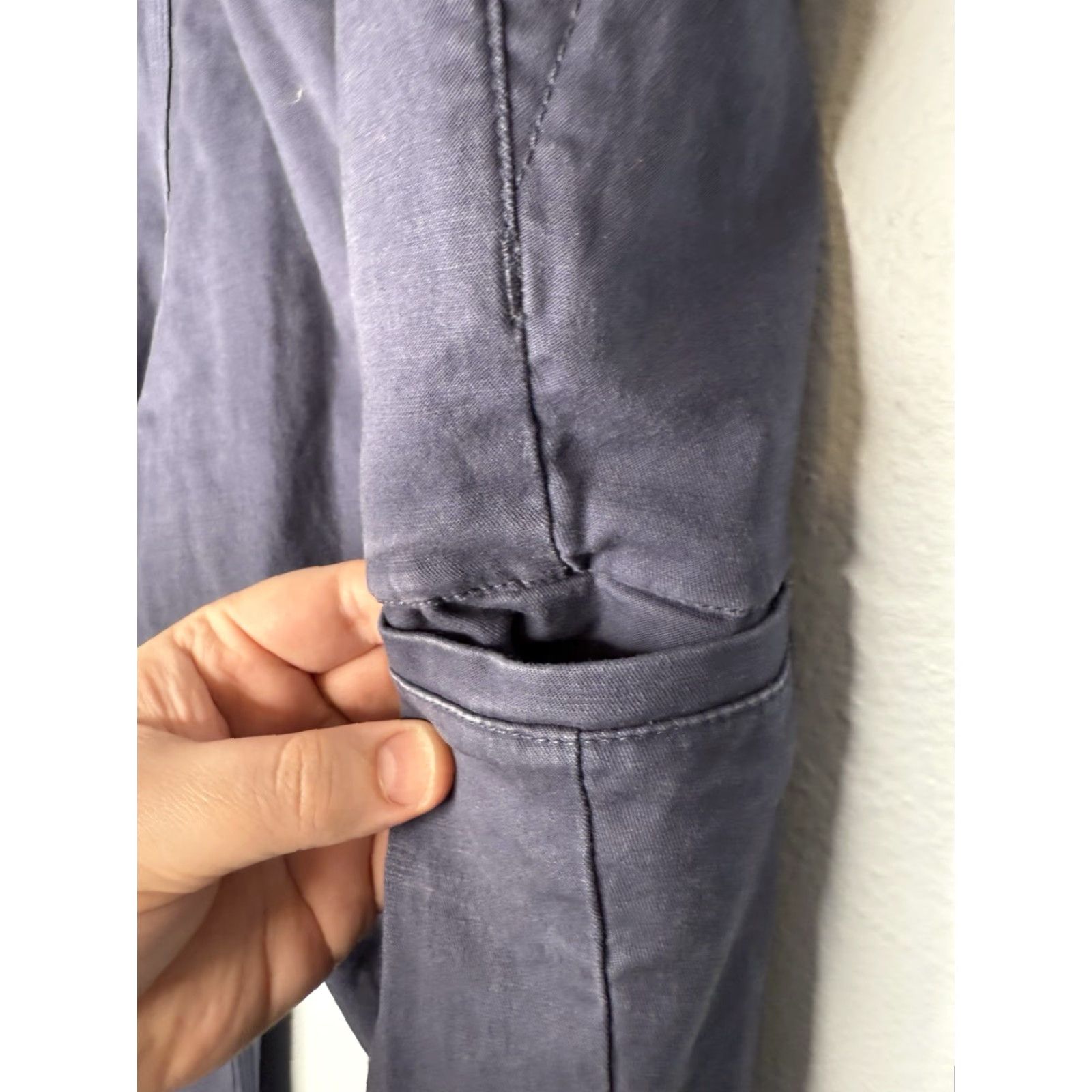 Vintage Duluth Mens Pants Canvas Navy Blue 36x28 Stretch Flat Front Work Casual Travel 48in Waist Regular 28in Inseam Size US 36 / EU 52 - 6 Thumbnail