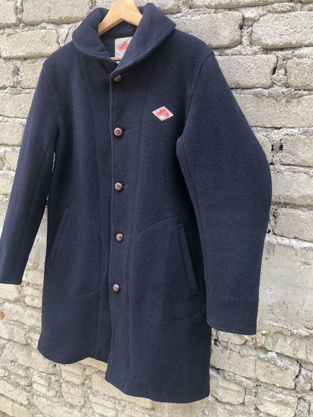 Danton × Japanese Brand Vintage Danton Vetements De Travails Wool Trench Coat Size US M / EU 48-50 / 2 - 5 Thumbnail