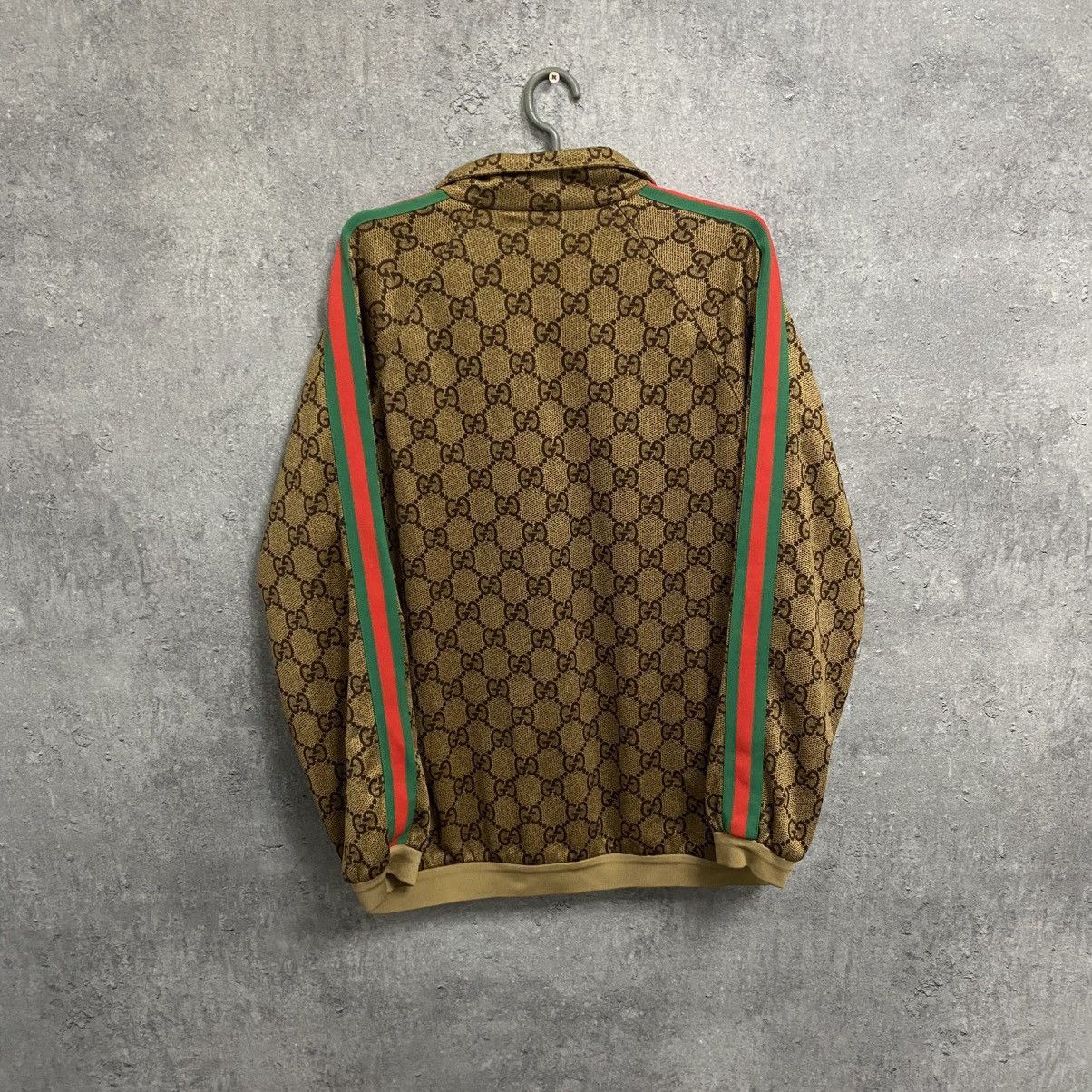 Gucci Vintage Monogram Gucci Full Zip Jacket GG Hoodie Olypmic Size US L / EU 52-54 / 3 - 8 Thumbnail
