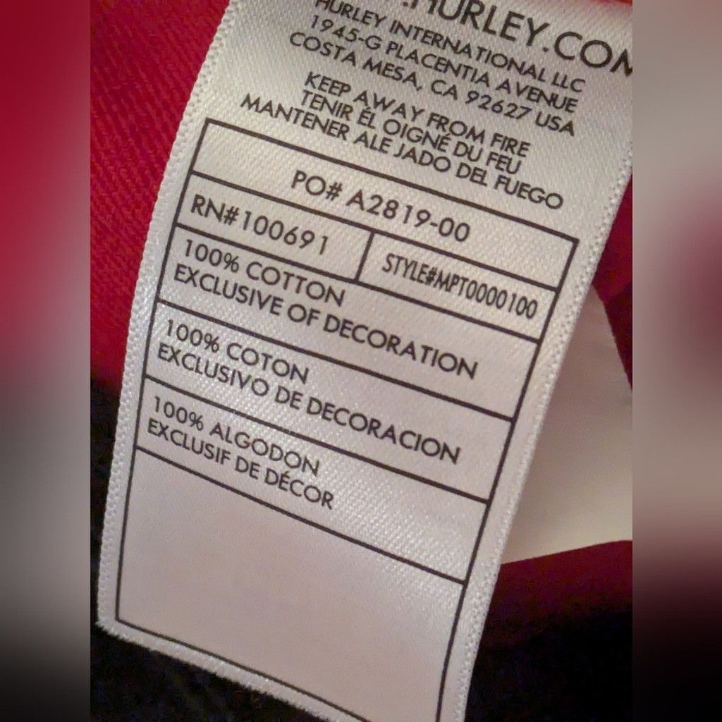 Hurley Hurley Red Chino Pants Size 34 Size US 34 / EU 50 - 4 Thumbnail