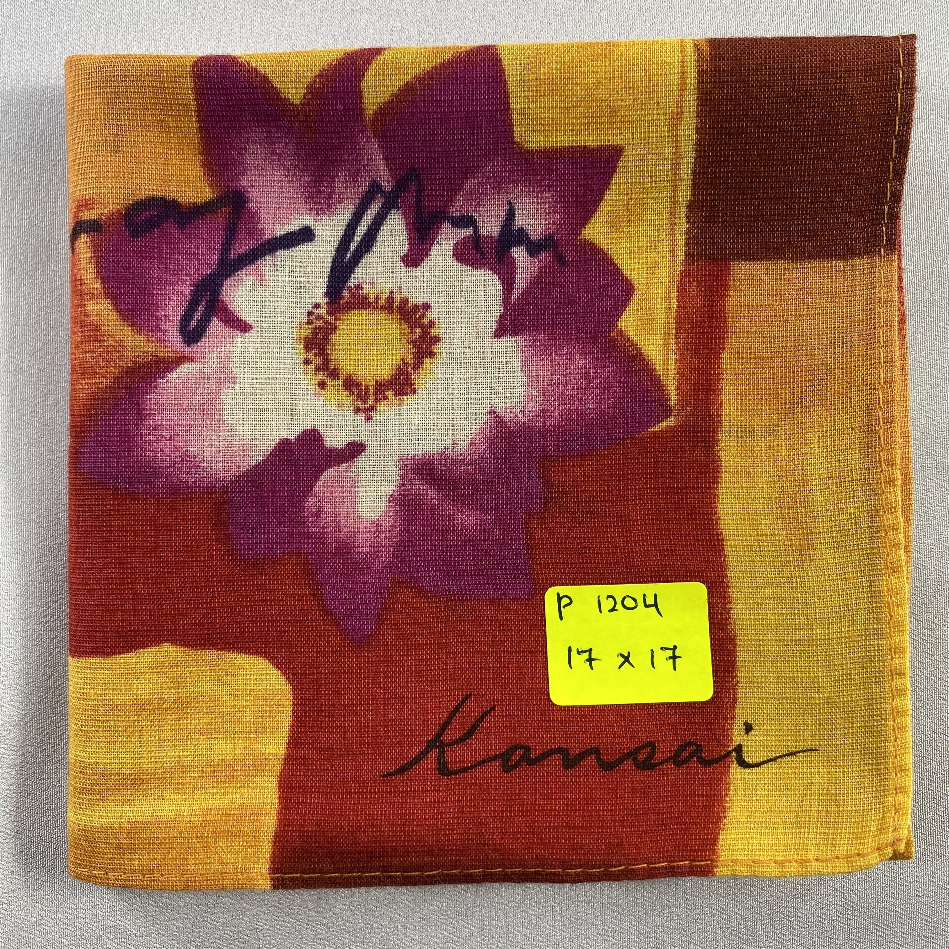 Kansai Yamamoto × Vintage Kansai Yamamoto Neckerchief / Bandana / Handkerchief-P1204 Size ONE SIZE - 5 Thumbnail