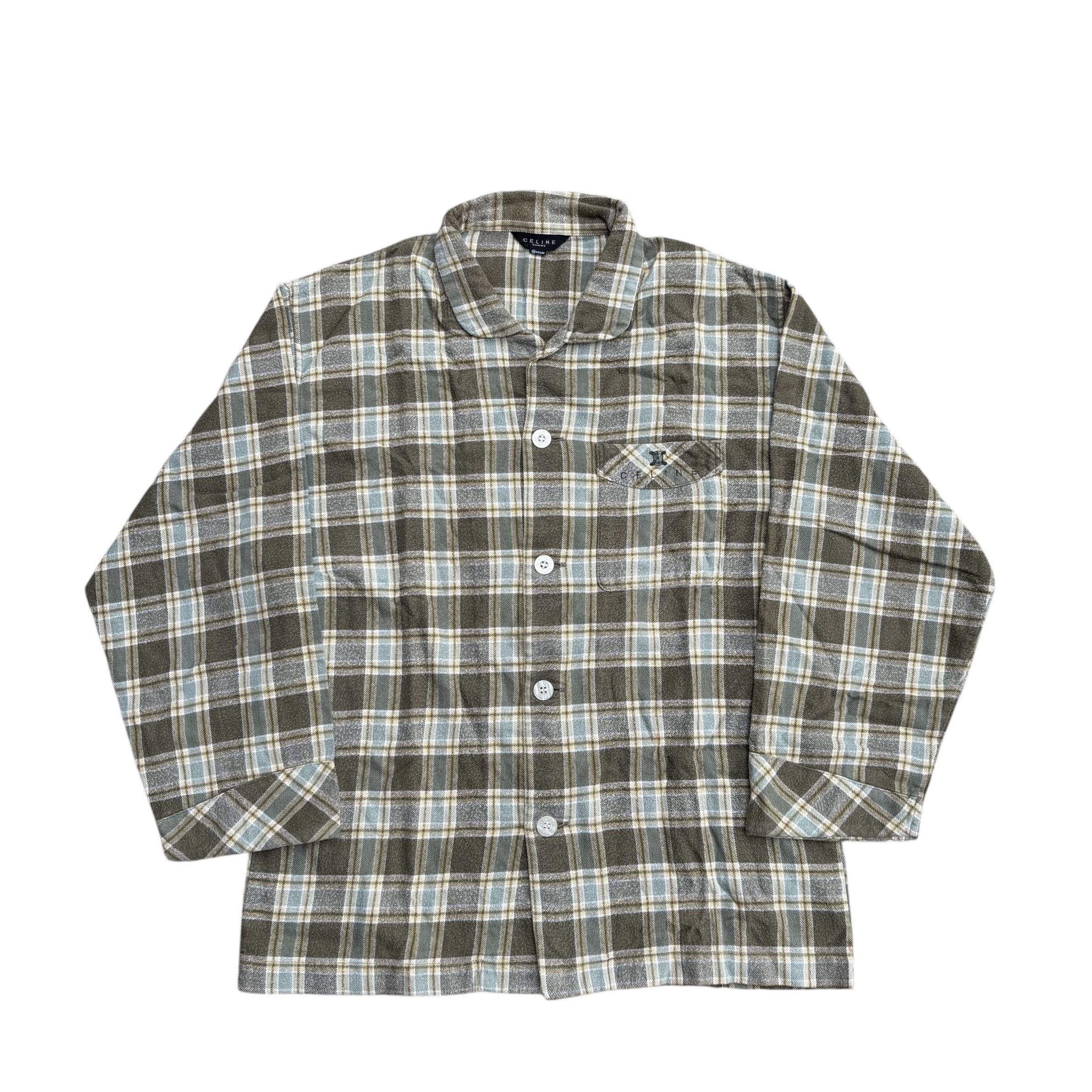 Celine Celine Homme Flannel Shirt Size M / US 6-8 / IT 42-44 - 1 Thumbnail