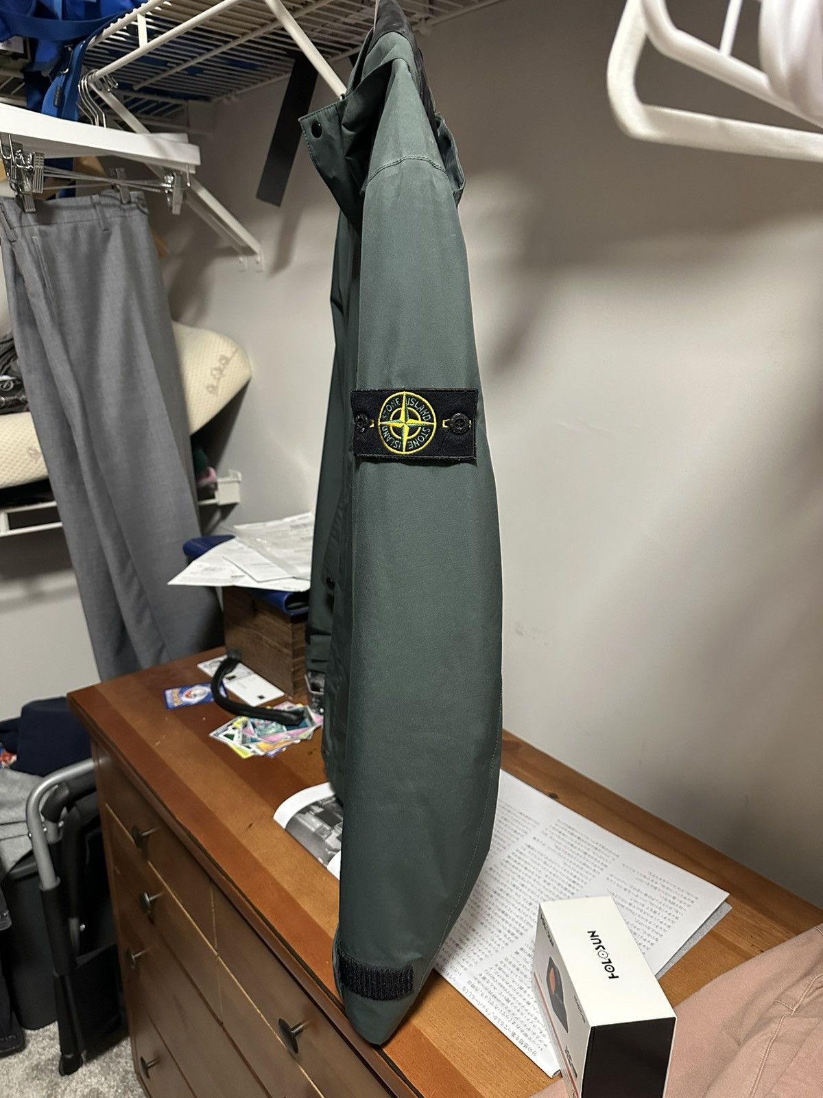 Stone Island Stone island insulated Goretex Rain jacket Bottle green Size US M / EU 48-50 / 2 - 1 Thumbnail