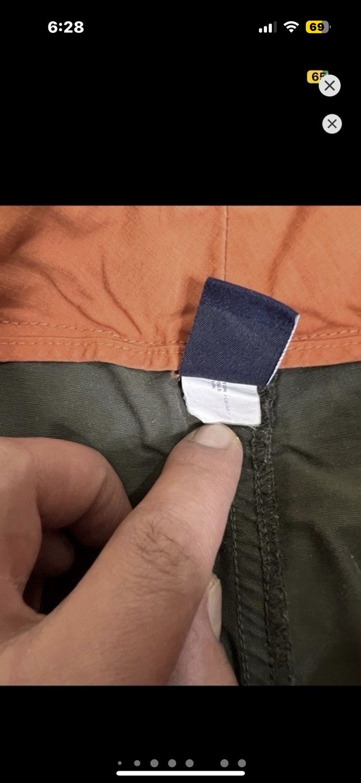 Gap ***FINAL DROP***RARE 00s GAP CROPPED NYLON CARGO L/36 Size US 36 / EU 52 - 12 Thumbnail