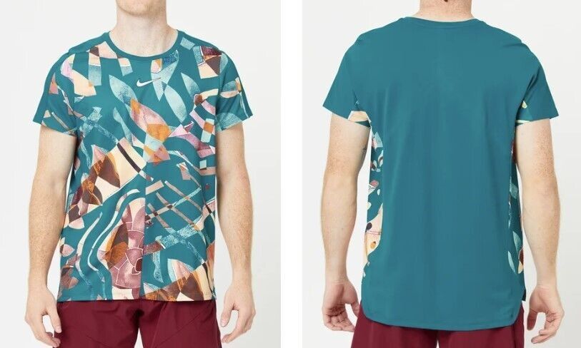 Nike Nike DX5526-381 New York Slam Crew Tee Geode Teal ( S ) Size US S / EU 44-46 / 1 - 1 Thumbnail