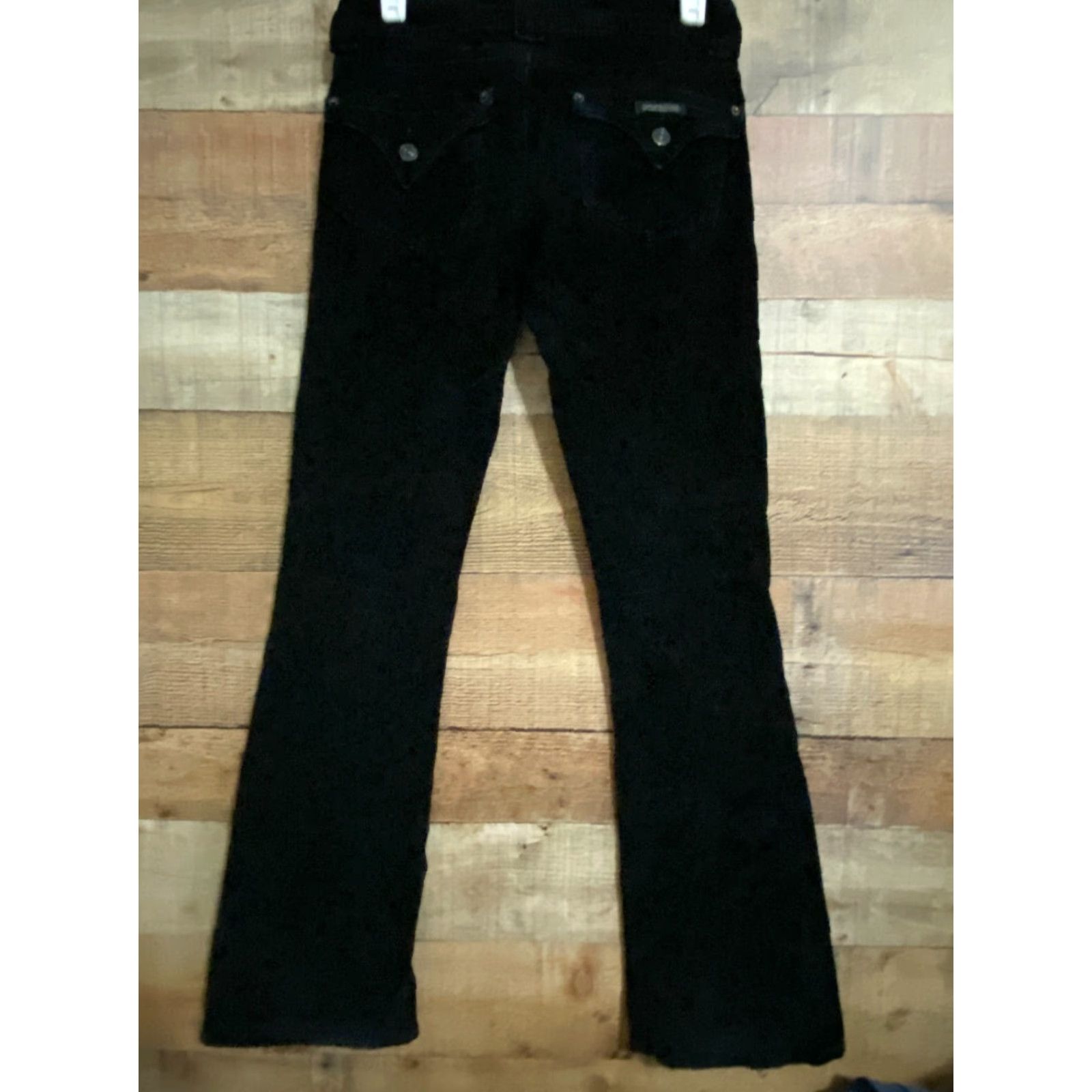 J Brand J Brand Hudson Womens Flared Low Rise Corduroy Jeans Black Size 25 Size 42" / US 20 - 2 Thumbnail