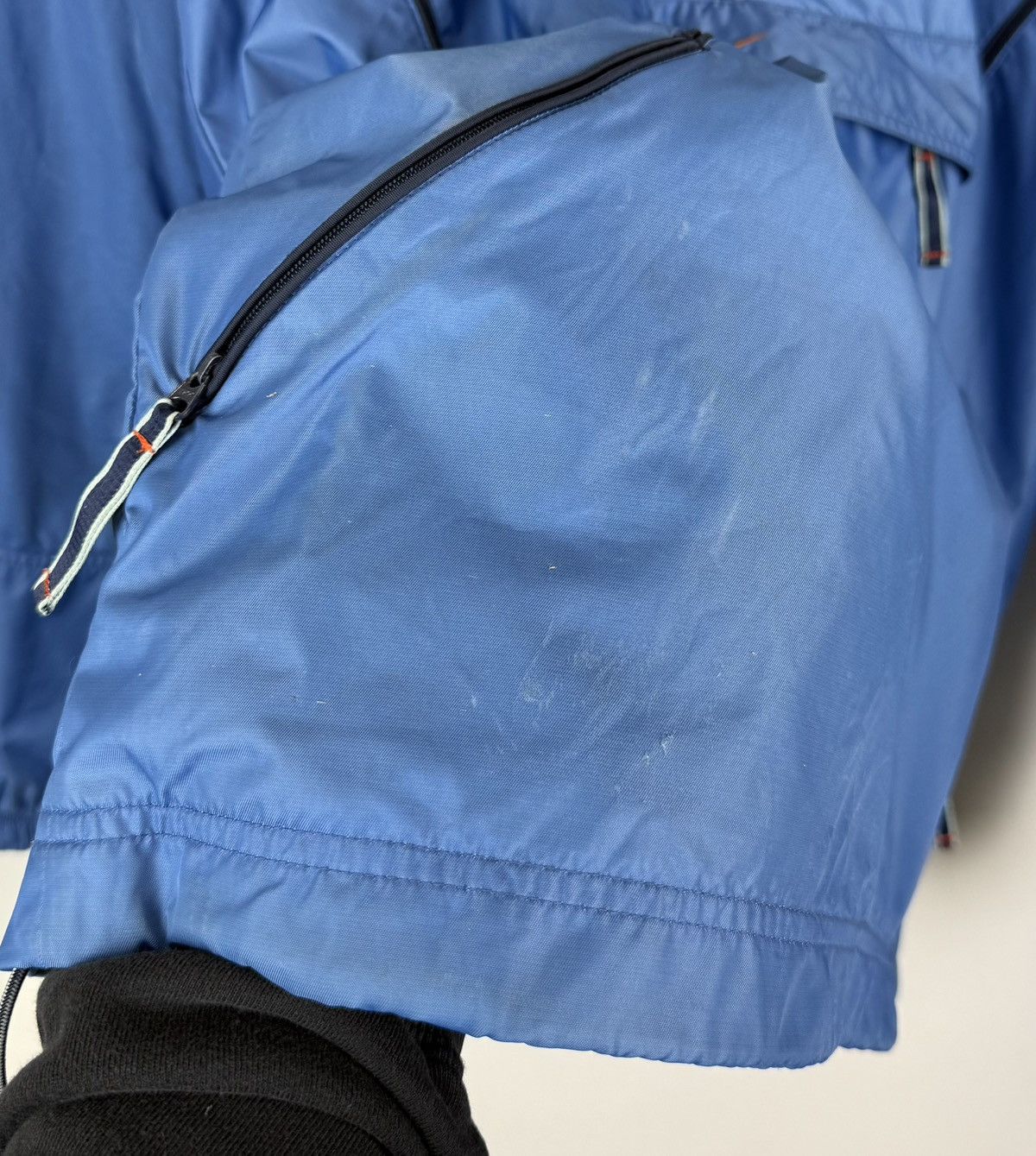 Nike Vintage Nike Anorak 1/2 Zip Jacket Blue Hooded Swoosh Nylon Size US M / EU 48-50 / 2 - 7 Thumbnail