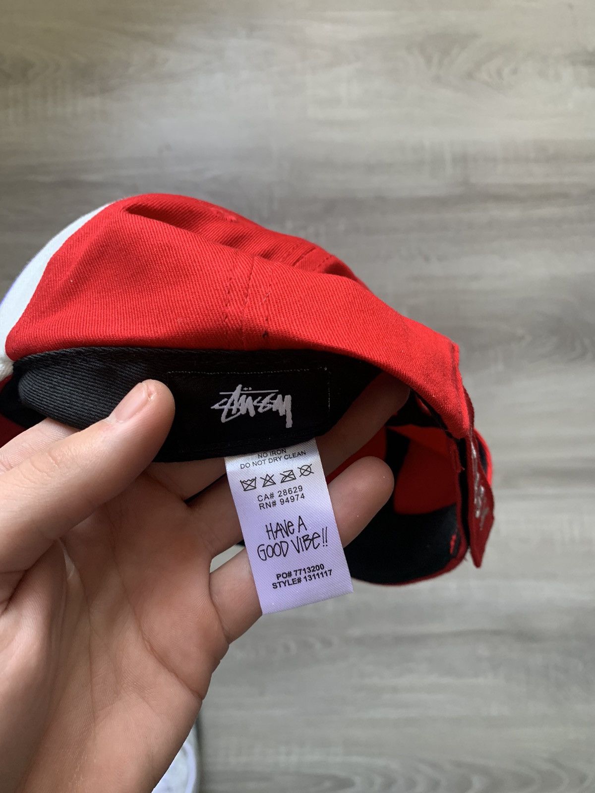 Vintage Stussy Low Pro Souvenir Strapback 6 Panel Y2K Racing Cap 