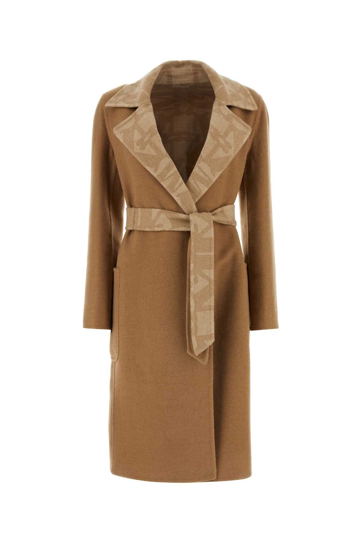 Biscuit Camel Abito Coat