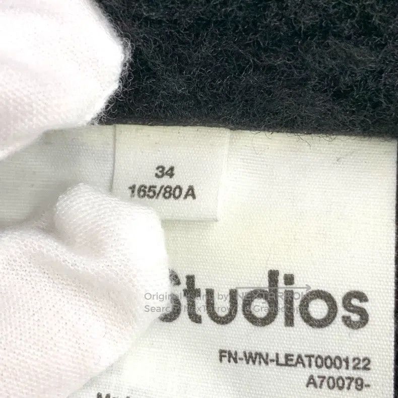 Acne Studios Acne Studios Black Sheep Leather Zip-up Long Sleeve Faux F Size XXS / US 00 / IT 34 - 6 Thumbnail