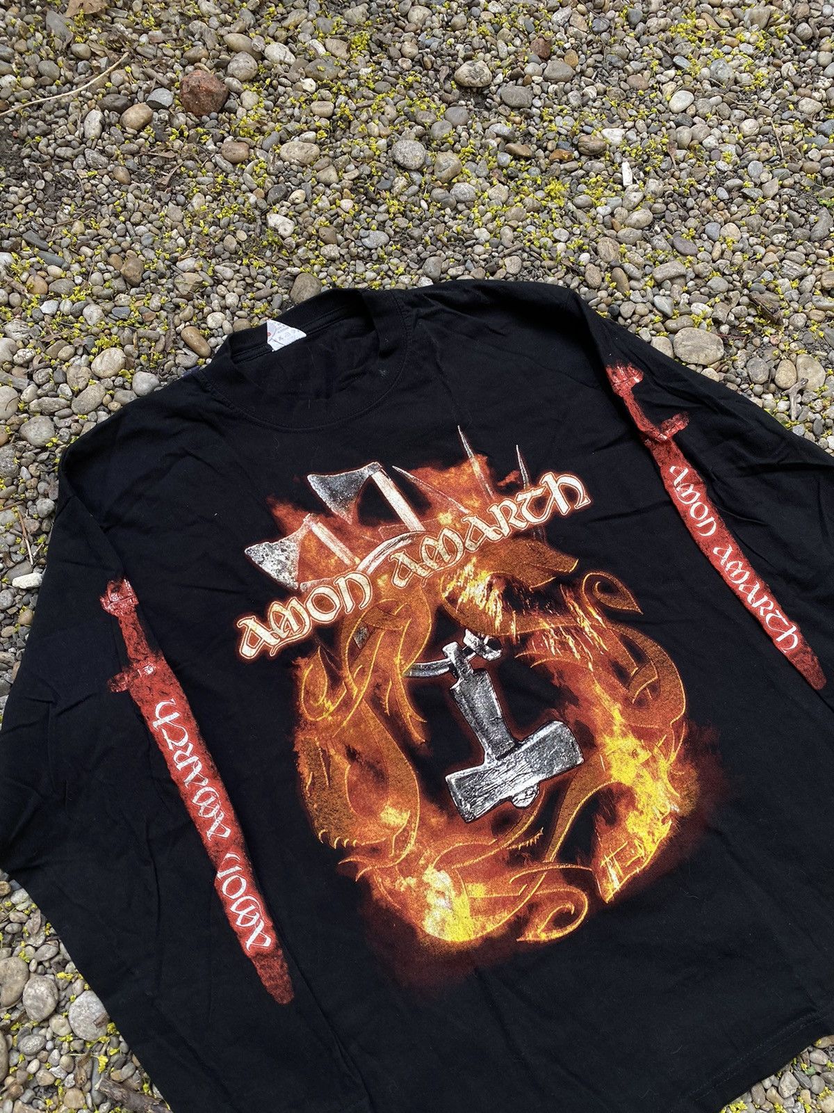 Band Tees × Vintage Vintage 2003 Amon Amarch Tour Longsleeve Size US XL / EU 56 / 4 - 3 Thumbnail