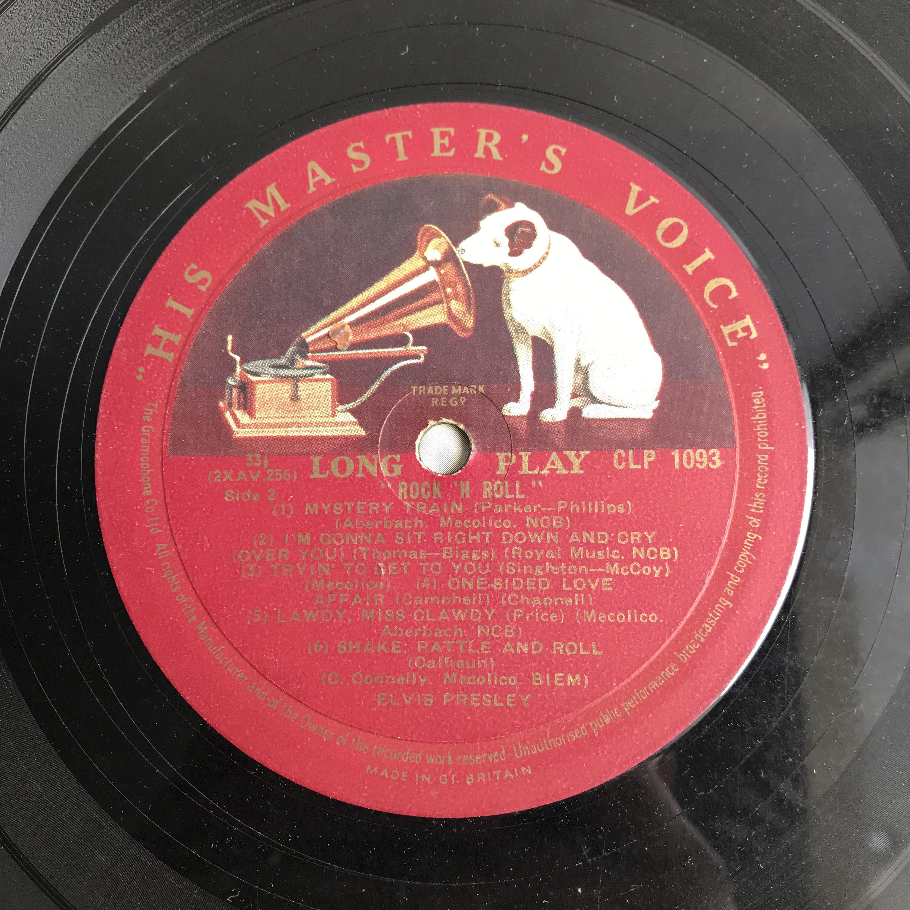 Vintage ELVIS PRESLEY LP self titled First Album 1956 Rca mono vinyl Size ONE SIZE - 8 Thumbnail