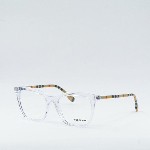 Burberry Burberry BE2390 3889 Eyeglasses Square 52mm Transparent Fram Size ONE SIZE - 1 Thumbnail