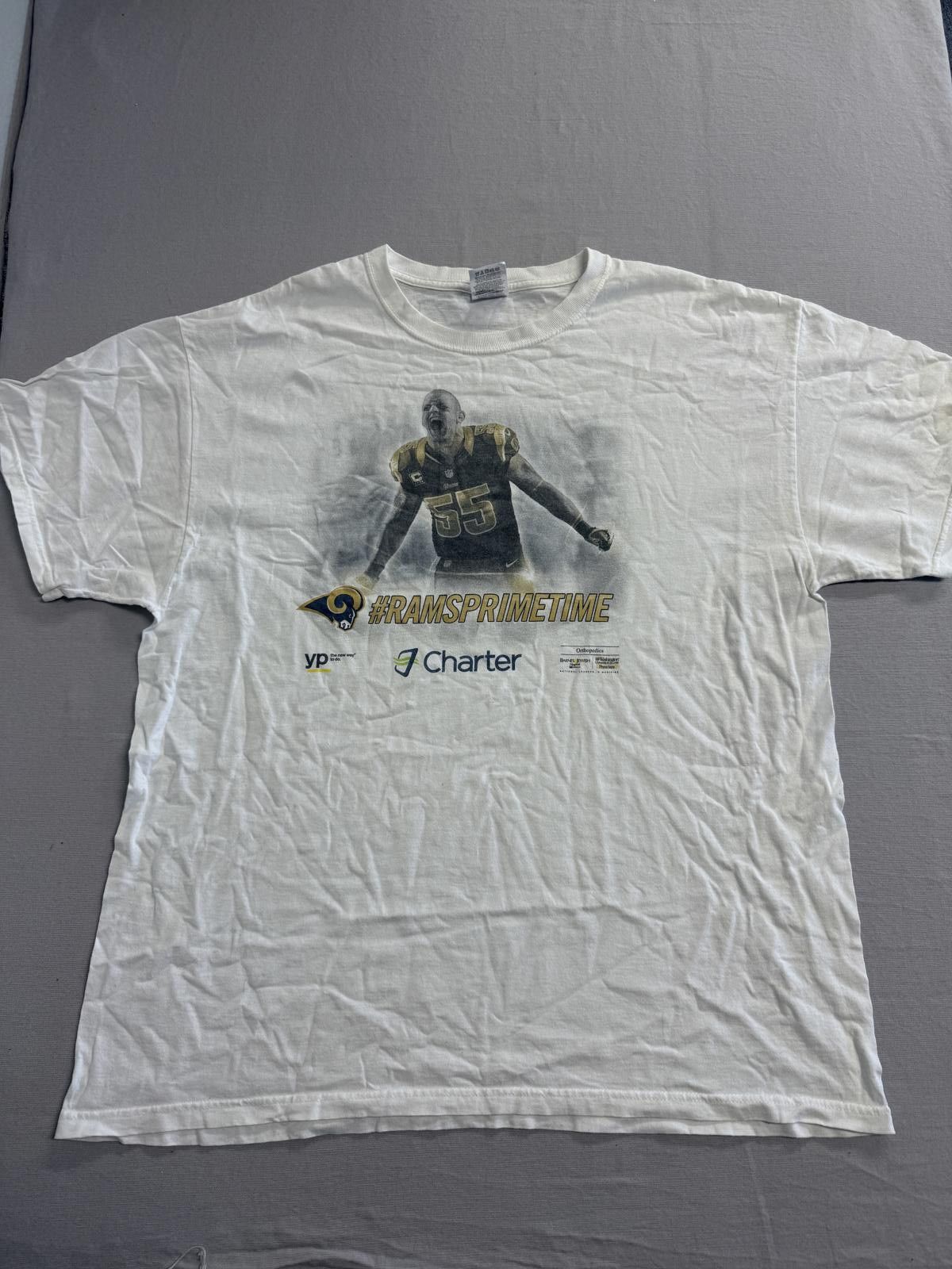 Fruit Of The Loom St Louis Rams Promo T-shirt Captain James Laurinaitis 55 XL Size US XL / EU 56 / 4 - 1 Thumbnail