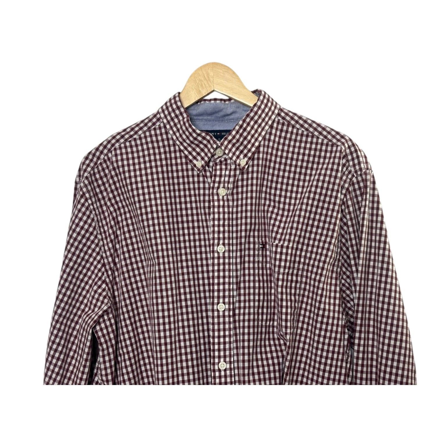 Tommy Hilfiger Tommy Hilfiger Classic Fit Houndstooth Button Down SZ XL Size US XL / EU 56 / 4 - 2 Thumbnail