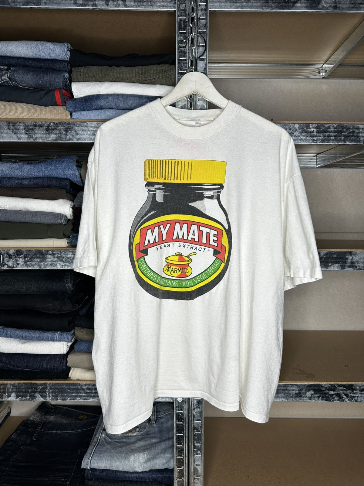Other My Mate Yeast Extract Graphic Promo TShirt Marmite Style Tee Size US XL / EU 56 / 4 - 1 Thumbnail
