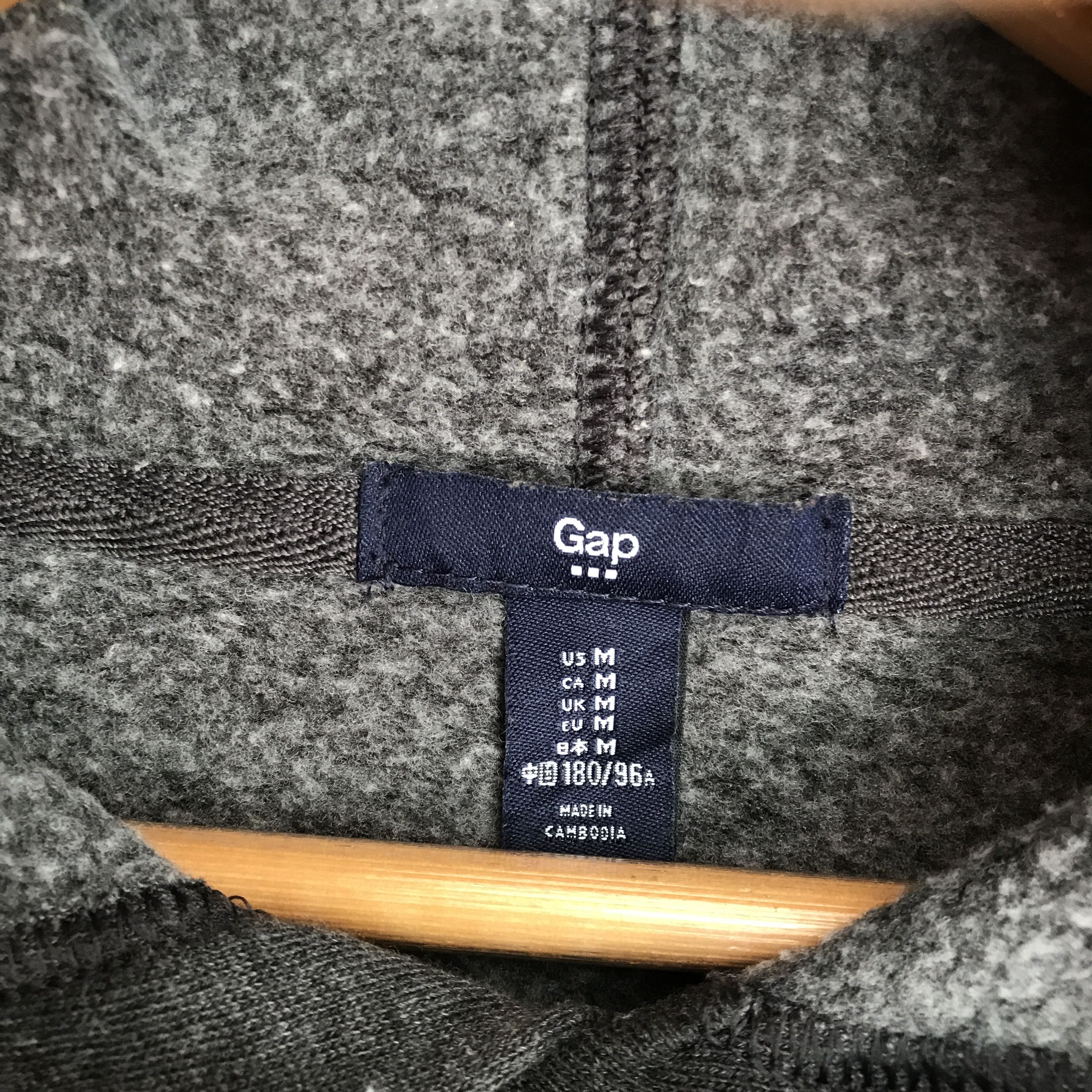Gap GAP Flag Art SpellOut Pullover Hoodie Black Size US M / EU 48-50 / 2 - 6 Thumbnail