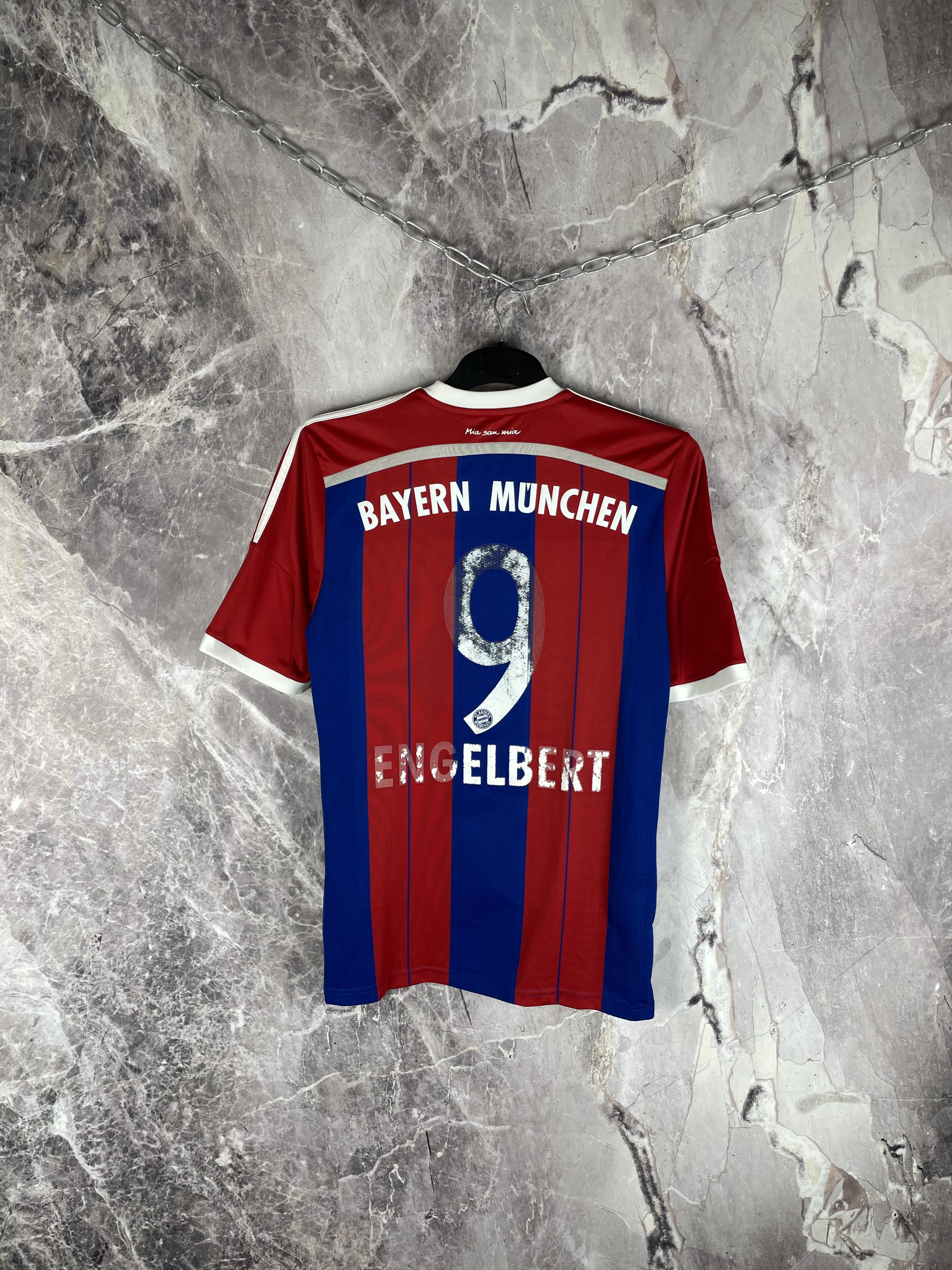 Adidas Bayern Munich 2014-2015 Home Jersey Vintage Soccer Size US M / EU 48-50 / 2 - 9 Thumbnail