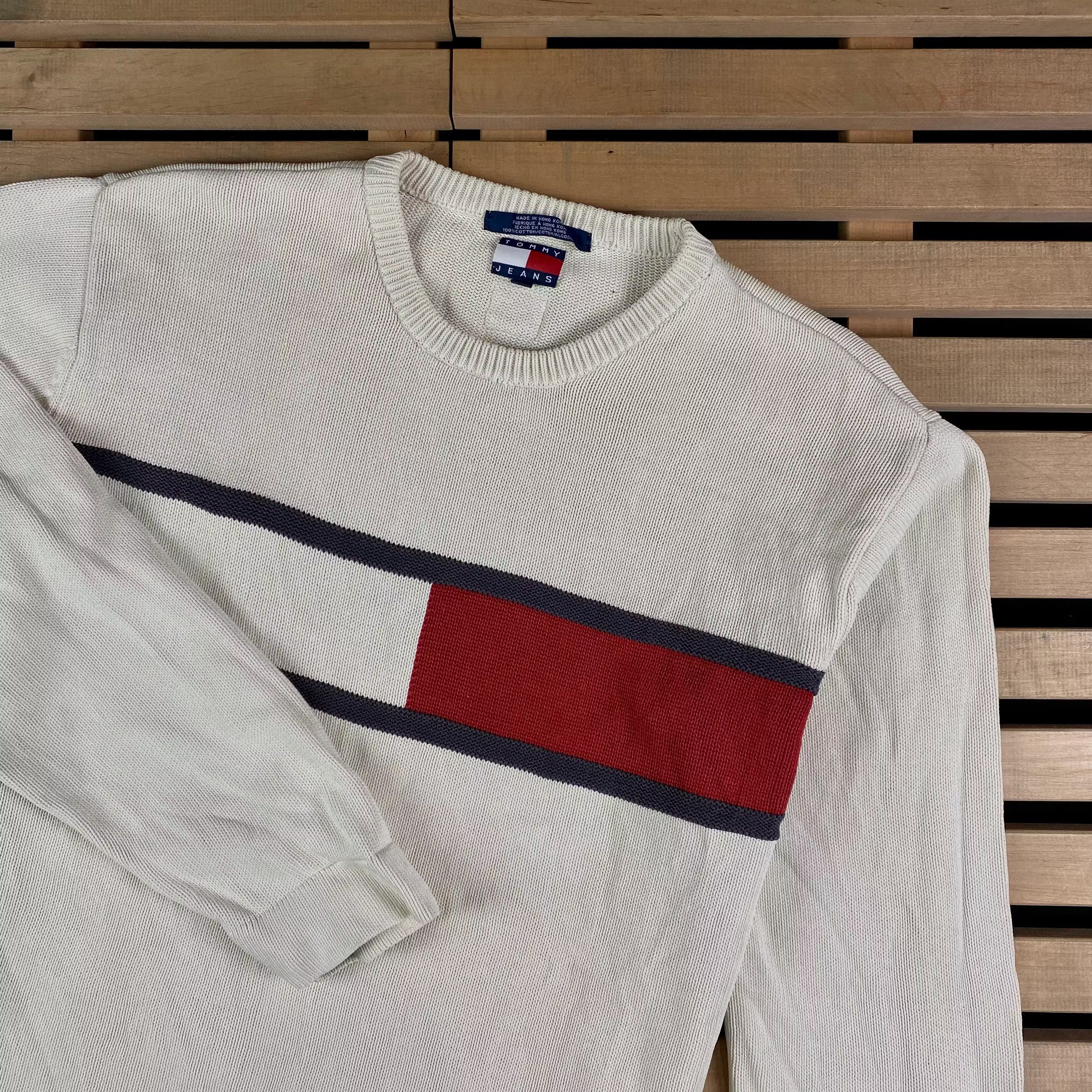 Tommy Hilfiger × Vintage Mens Sweater Tommy Jeans Hilfiger Vintage Size M Size US M / EU 48-50 / 2 - 2 Thumbnail