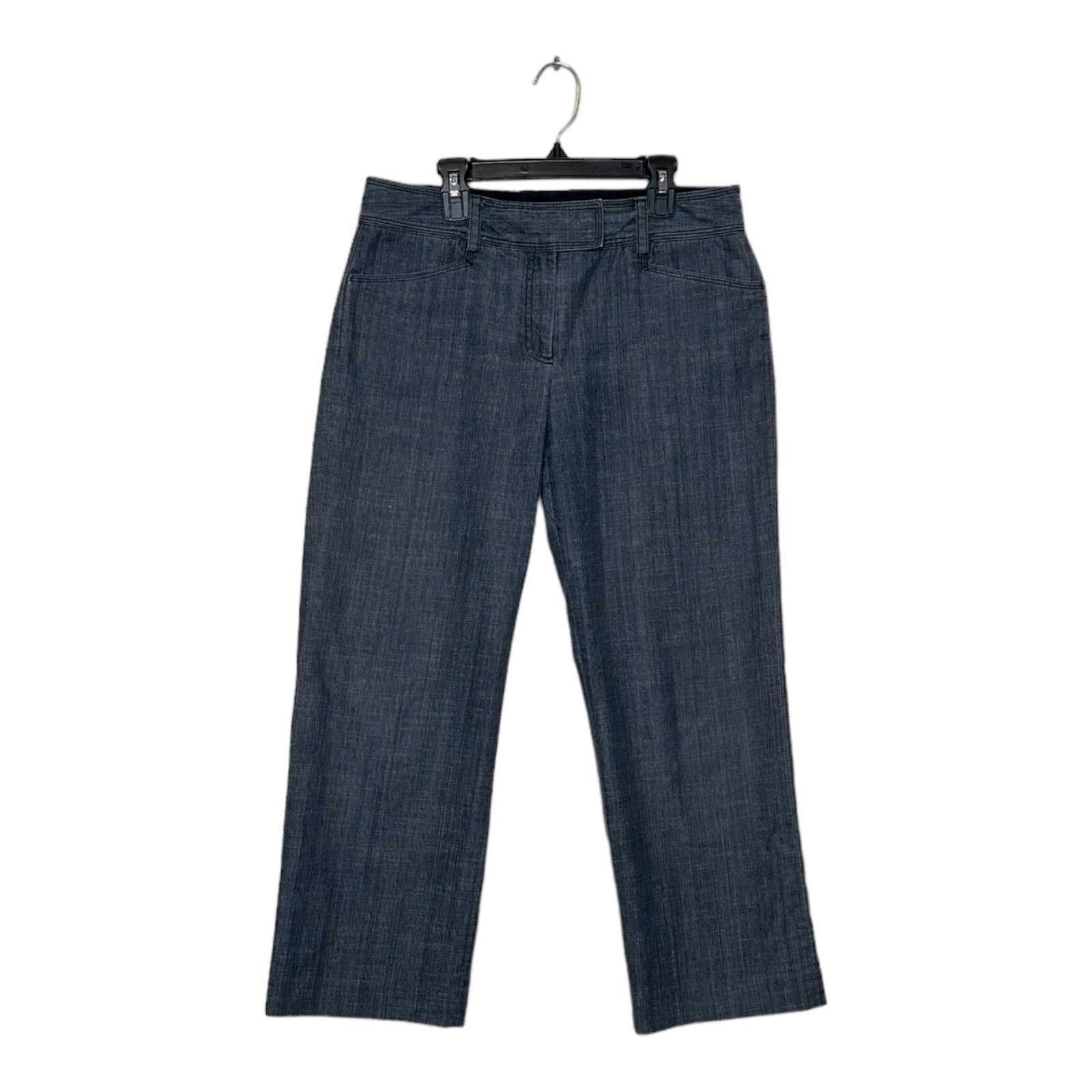 J.Crew J. Crew gray straight legs crop stretch jeans size 6 Size 33" - 4 Thumbnail