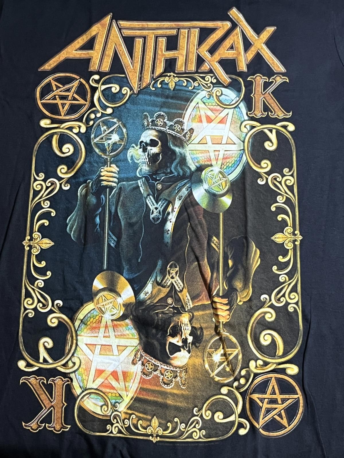 Designer Anthrax T-shirt Death Has Just Begun 2018 World Tour Shirt M Size US M / EU 48-50 / 2 - 4 Thumbnail