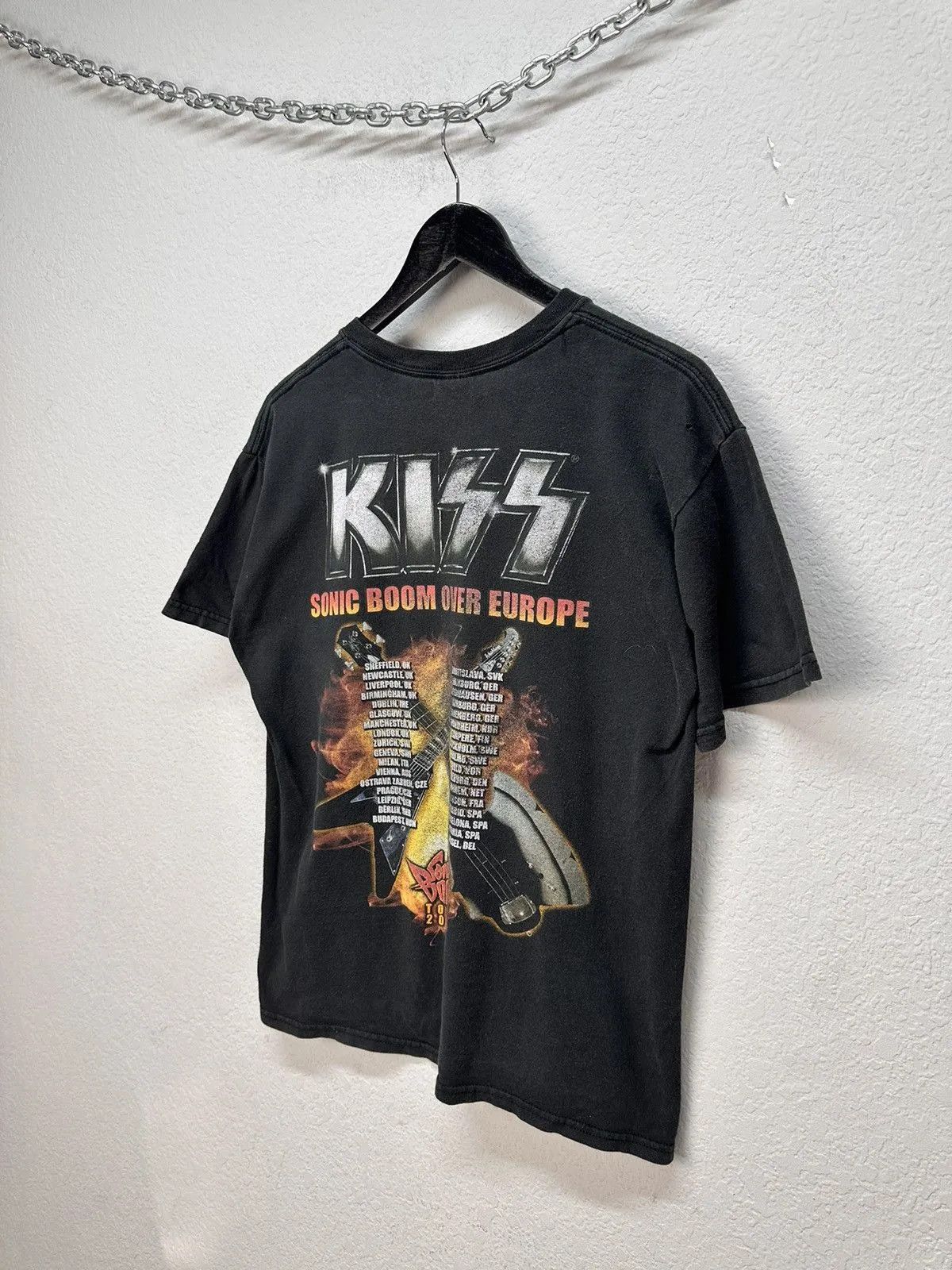 KISS Vintage Merch Kiss T-shirt Faded Punk Rock Band tee Opium Size US M / EU 48-50 / 2 - 8 Thumbnail