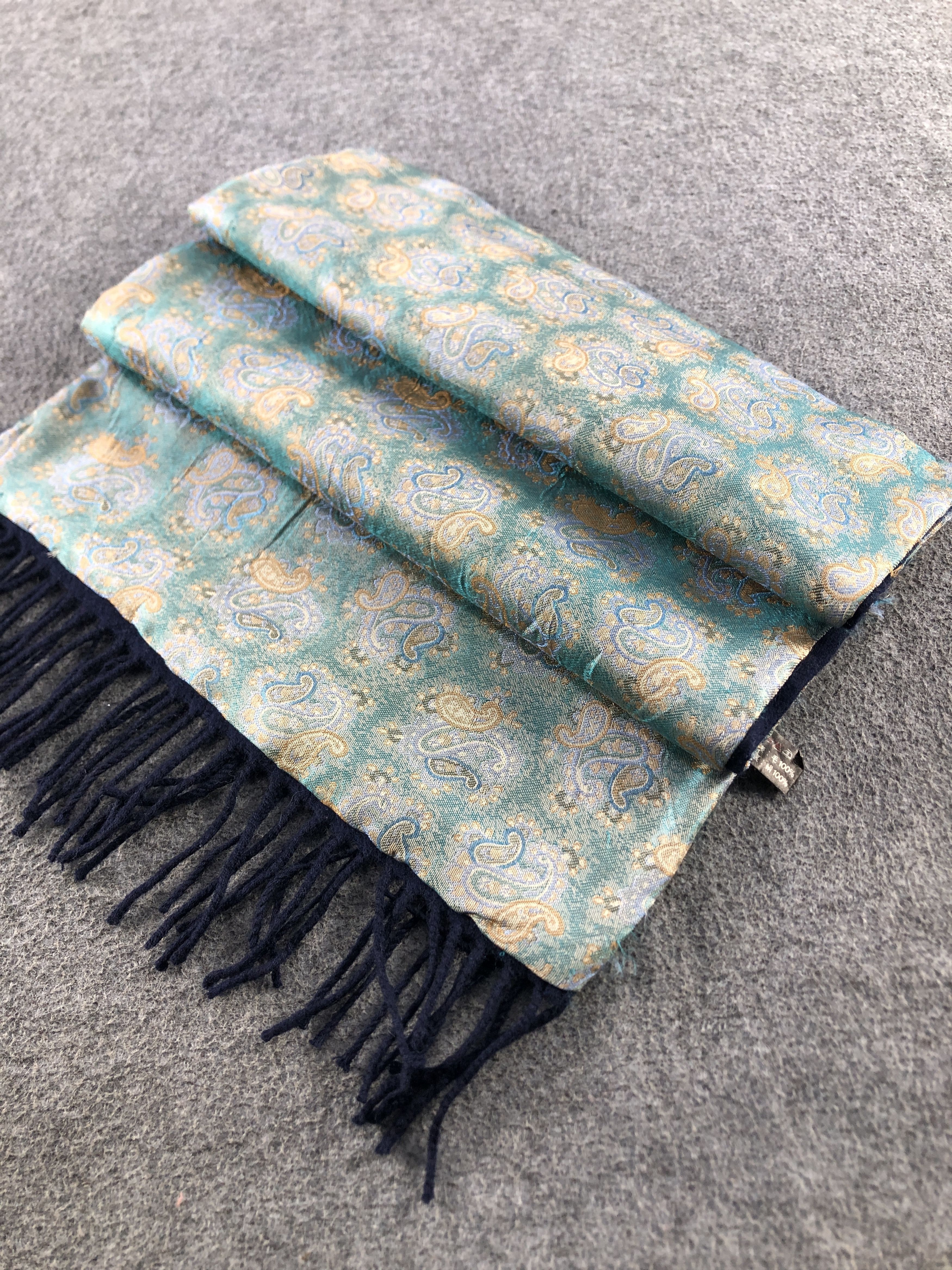 Pierre Balmain Pierre Balmain Silk Wool Scarf / Muffler / Neckwear P923 Size ONE SIZE - 2 Thumbnail