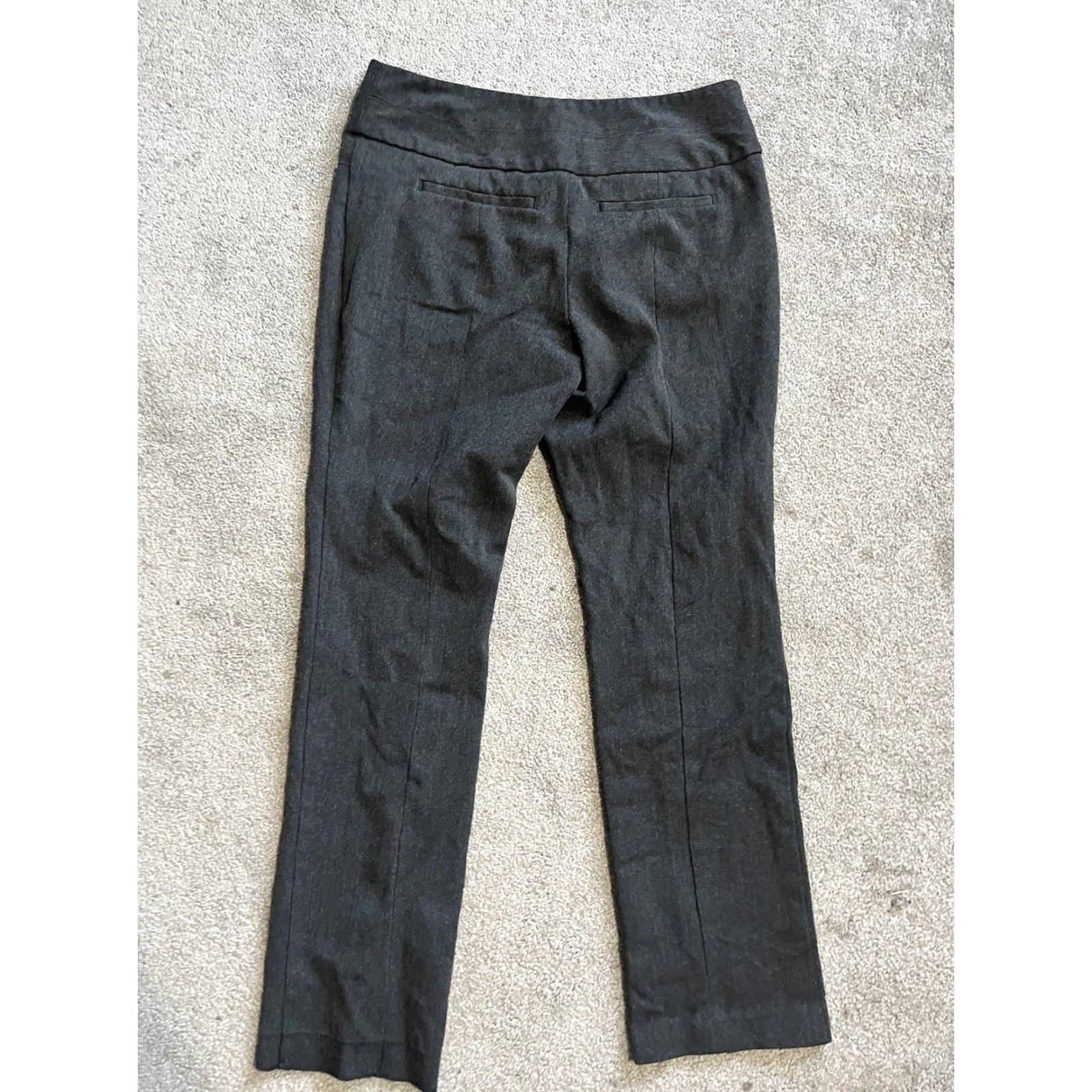 Vintage Express Editor Relaxed Trouser Pants Women’s Size 2S Black Mid Rise Work Career Womens Size 26" / US 2 / IT 38 - 3 Thumbnail