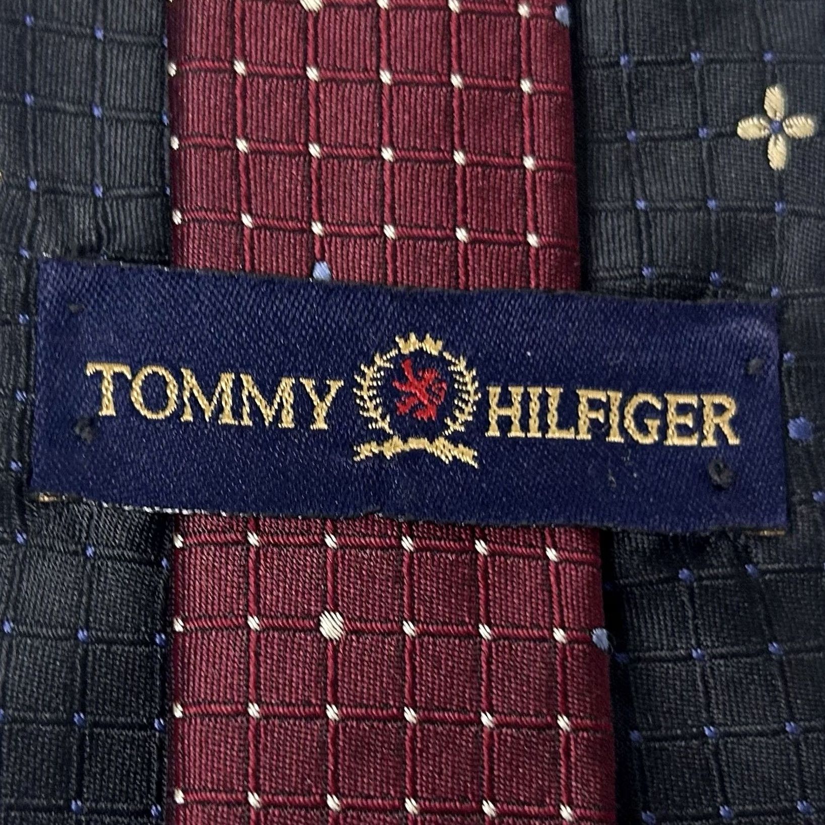 Tommy Hilfiger Tommy Hilfiger Tie 100% Silk Floral Geometric Black Gray 58 x 3 3/4 Mens is Multicolor Designer Necktie Size ONE SIZE - 3 Thumbnail