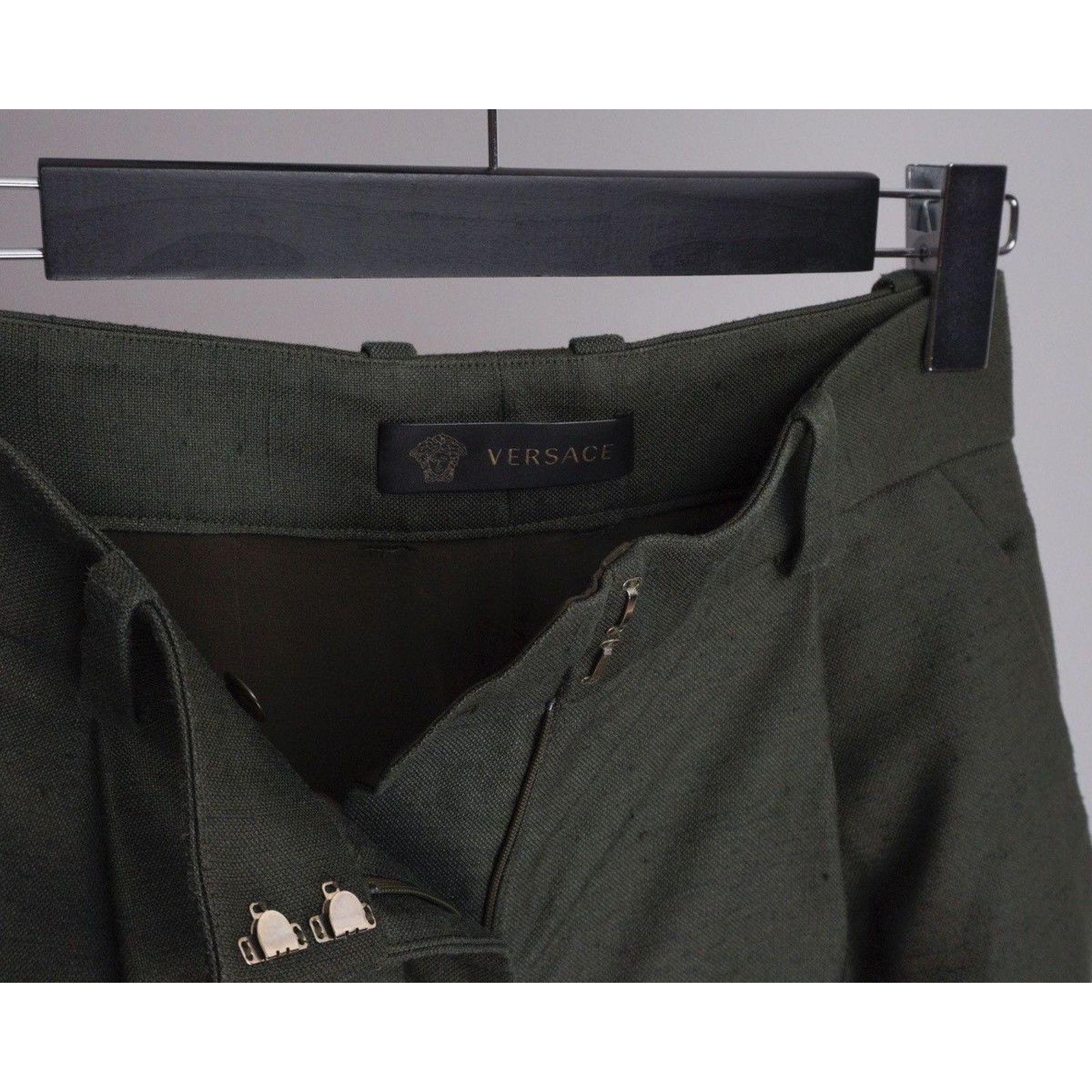 Versace Rare versace medusa military khaki dress jacket Size S / US 4 / IT 40 - 18 Thumbnail