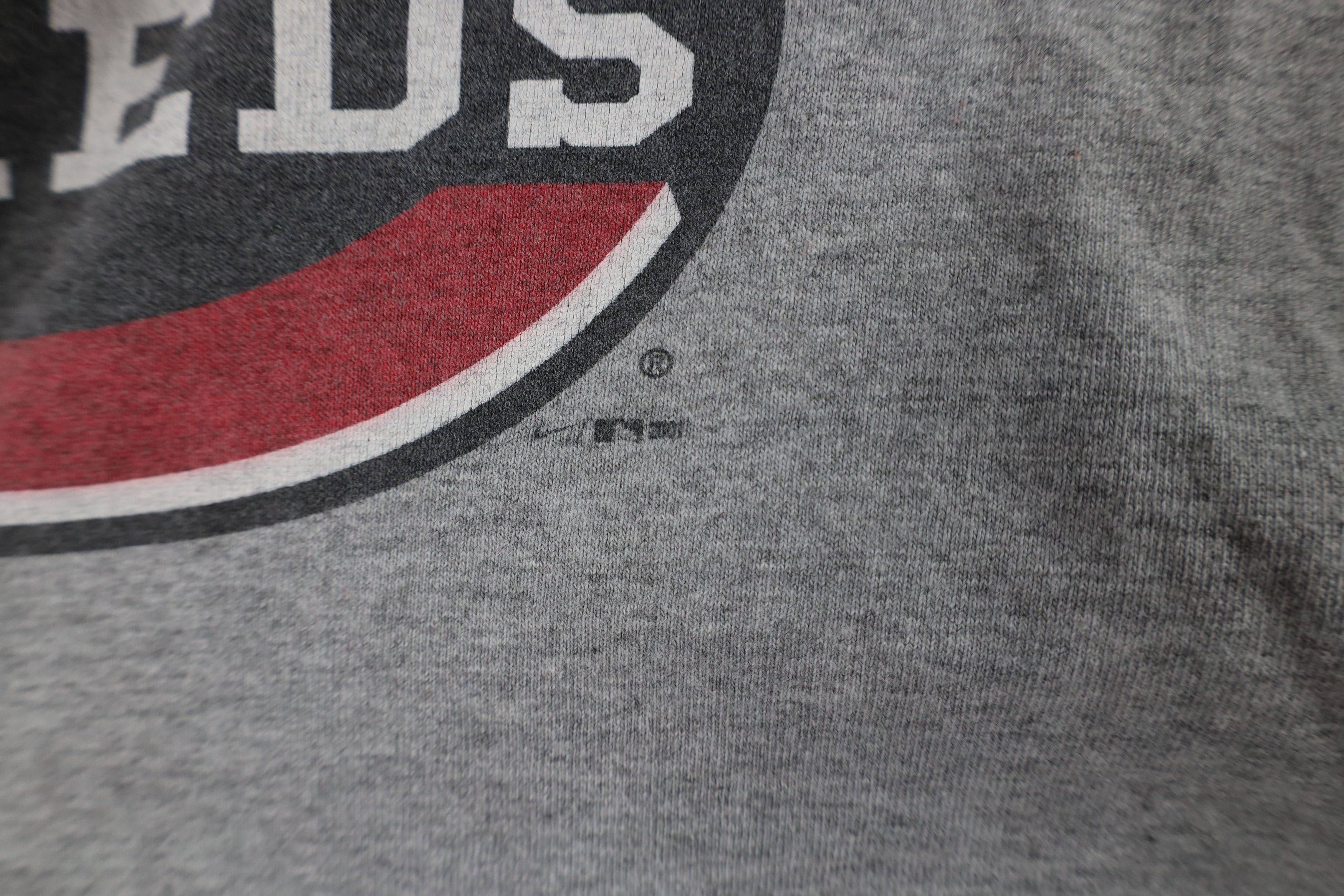 Nike × Vintage Vintage Y2K Nike Swoosh Cincinnati Reds Long Sleeve T-Shirt Size US L / EU 52-54 / 3 - 5 Thumbnail