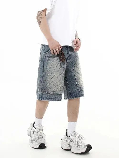 Designer Mayumi x Kaori Sun of Tokyo Distressed Style Street Jorts Size US 30 / EU 46 - 6 Thumbnail