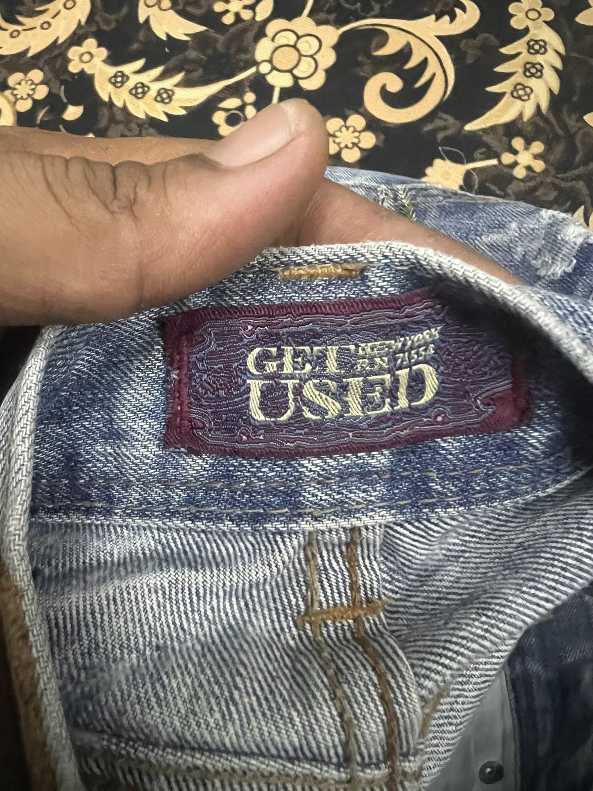 Japanese Brand × Vintage RIPPED‼️GET USE DISTRESSED DENIM PANT Size US 34 / EU 50 - 9 Thumbnail