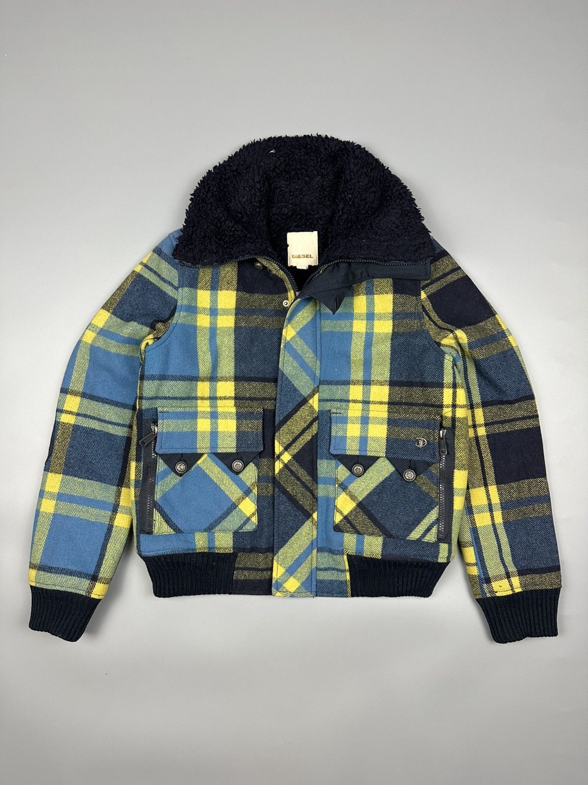 Diesel × Vintage Vintage Diesel Varsity Jacket Size US XS / EU 42 / 0 - 1 Thumbnail