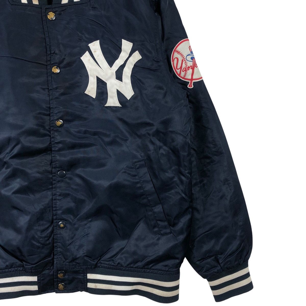 Starter Vintage Mlb Starter NEW YORK YANKEE Majestic Bomber Jacket Size US M / EU 48-50 / 2 - 5 Thumbnail