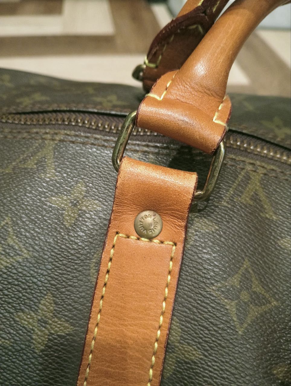 Louis Vuitton VINTAGE LOUIS VUITTON KEEPALL 60 ECLAIR BAG Size ONE SIZE - 7 Thumbnail