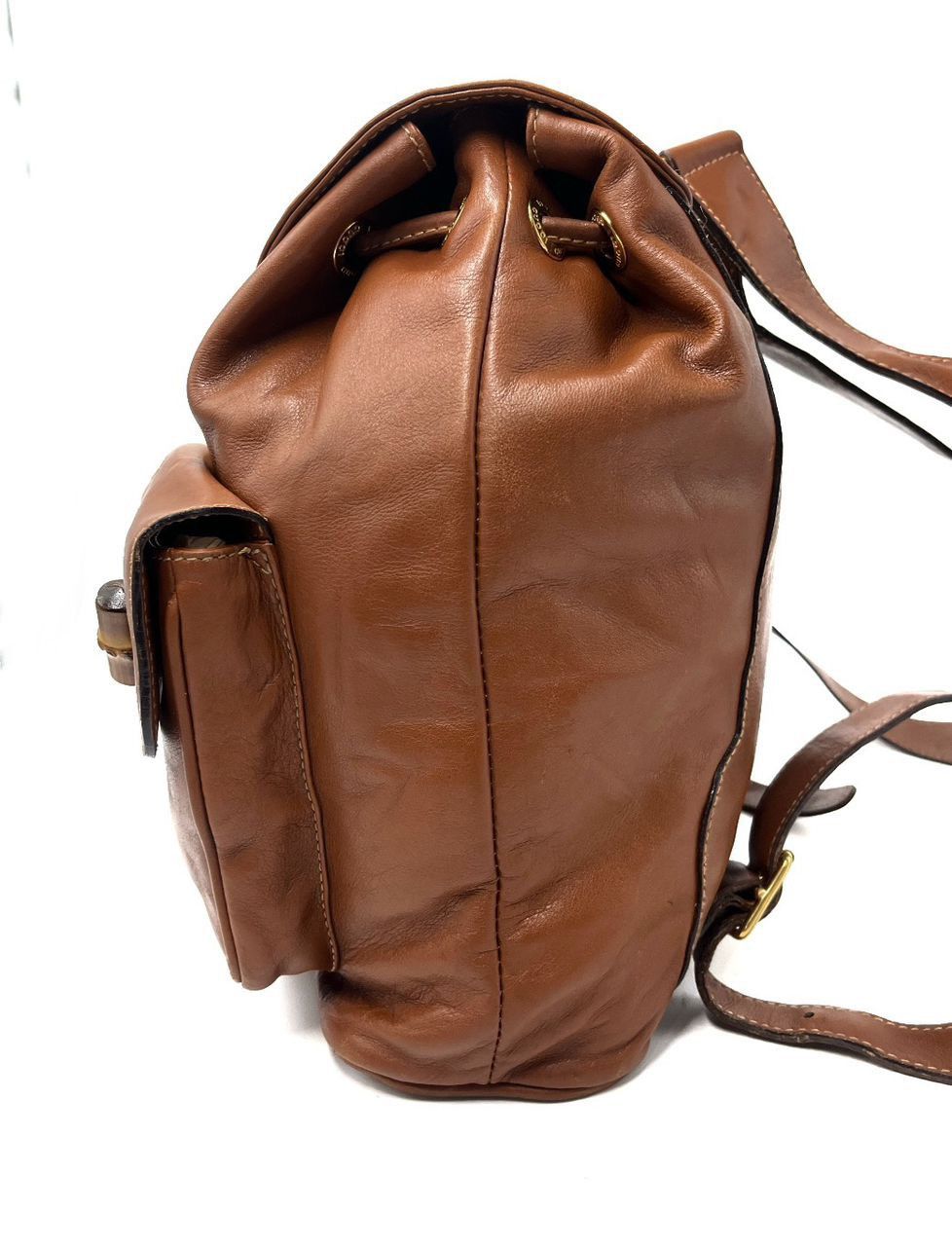Gucci Authentic vintage GUCCI Bamboo Backpack Size ONE SIZE - 5 Thumbnail