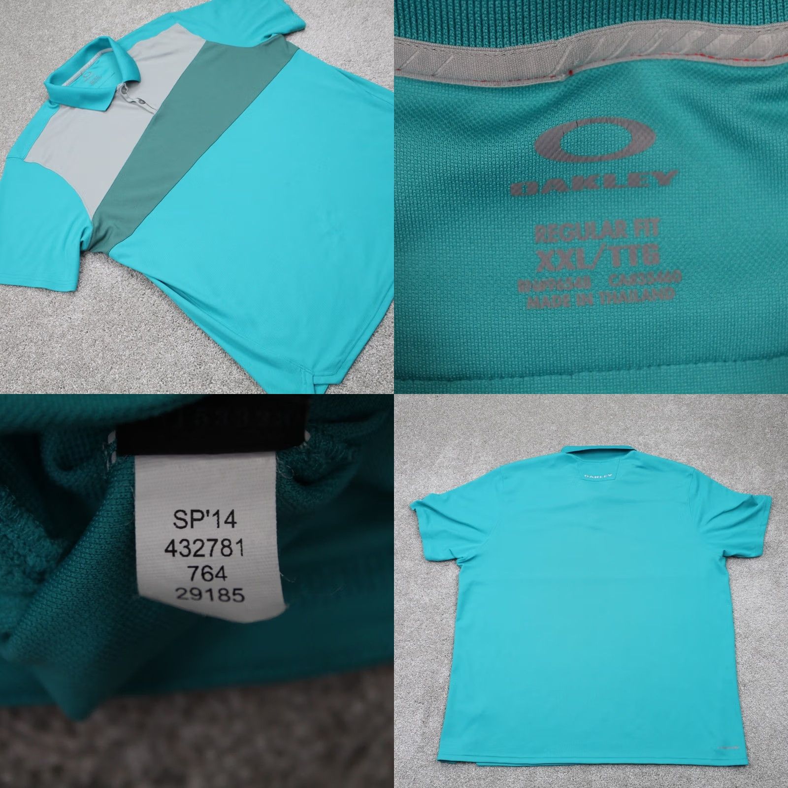 Oakley Oakley Polo Shirt Mens 2XL XXL Green Hydrolix Regular Fit Short Sleeve Polo Shirt Mens Green Hydrolix Regular Fit Short Sleeve Size US XXL / EU 58 / 5 - 8 Thumbnail