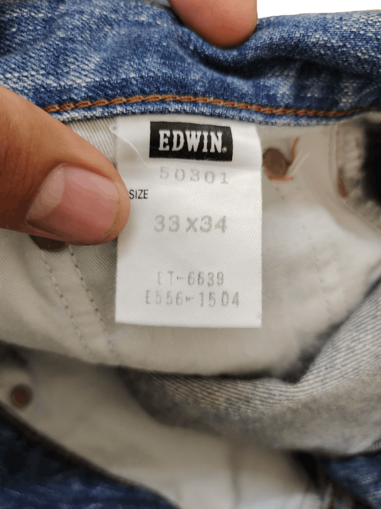 Edwin Flare Jeans Edwin Clawmark Faded Denim Bootcut 1990s Size US 33 - 19 Thumbnail