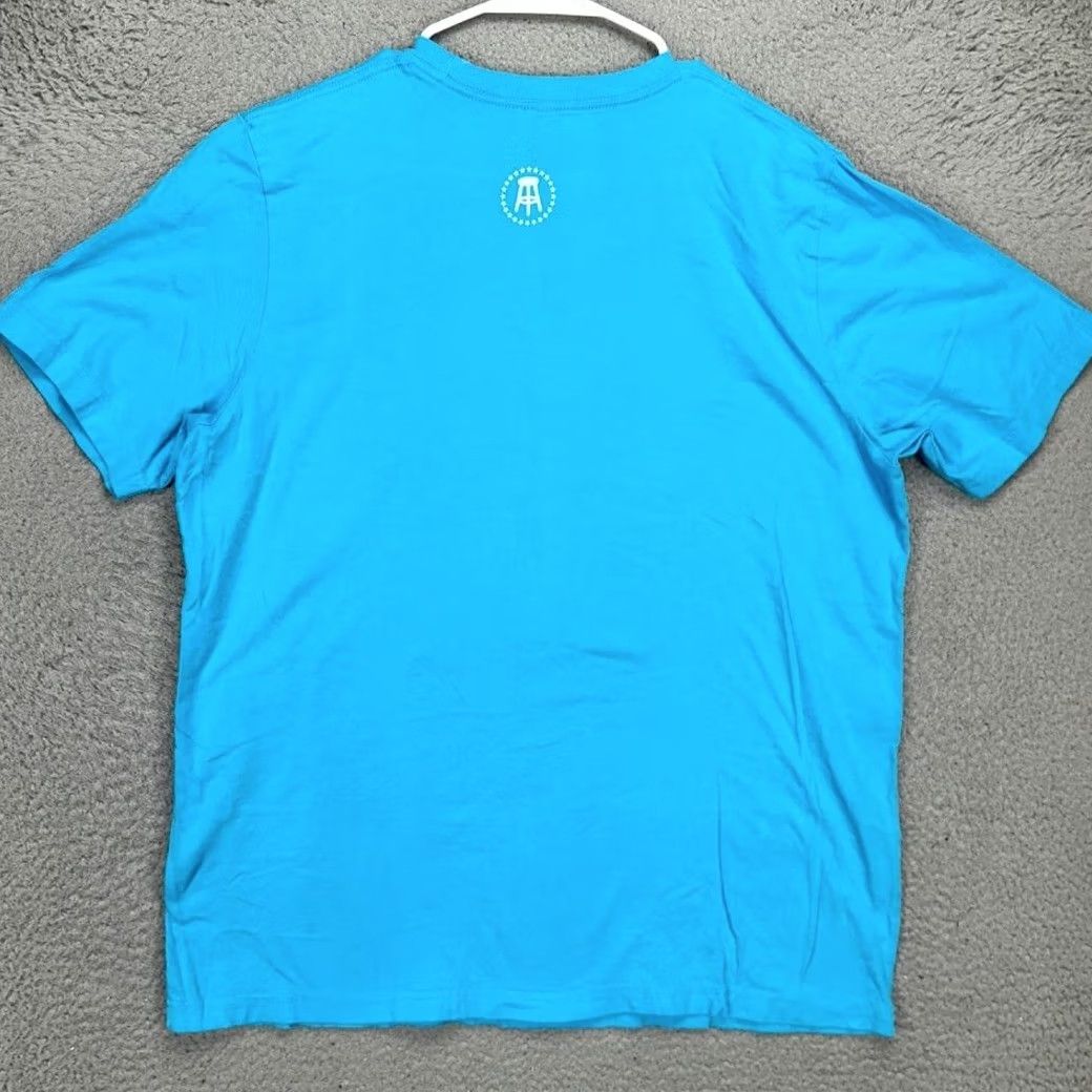 Vintage Barstool Sports T-Shirt Mens Large Blue Goodell Clown Red Nose Short Sleeve Tee Size US L / EU 52-54 / 3 - 3 Thumbnail